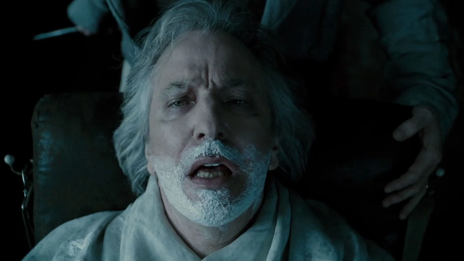 Johnny Depp and Alan Rickman in Sweeney Todd: The Demon Barber of Fleet Street (2007)