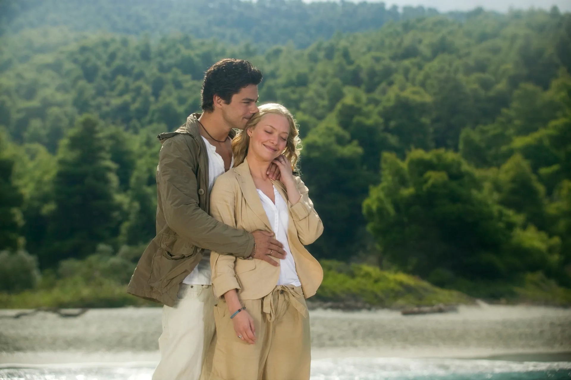 Dominic Cooper and Amanda Seyfried in Mamma Mia! (2008)
