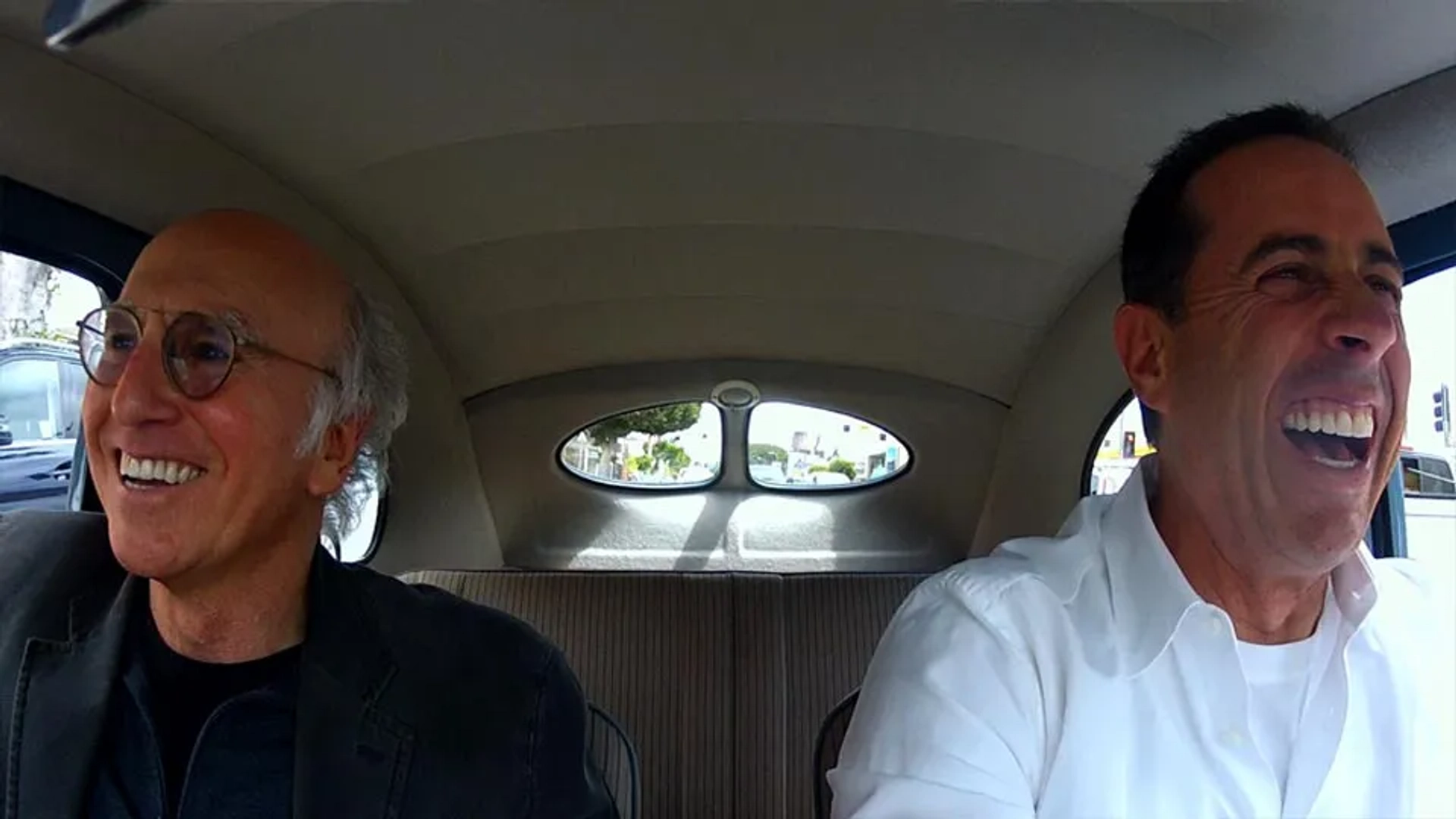 Jerry Seinfeld and Larry David in Comedians in Cars Getting Coffee (2012)