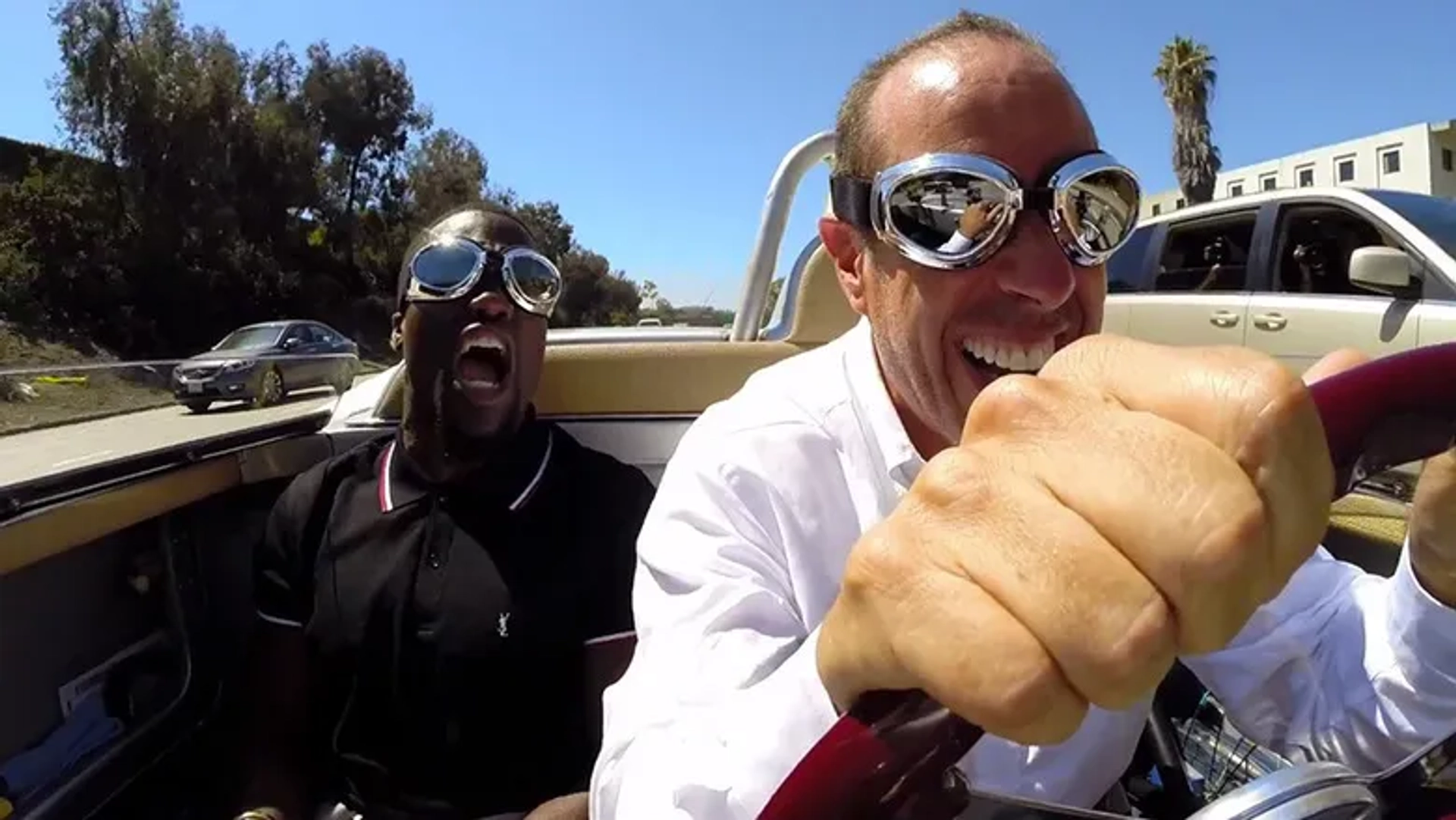 Jerry Seinfeld and Kevin Hart in Comedians in Cars Getting Coffee (2012)