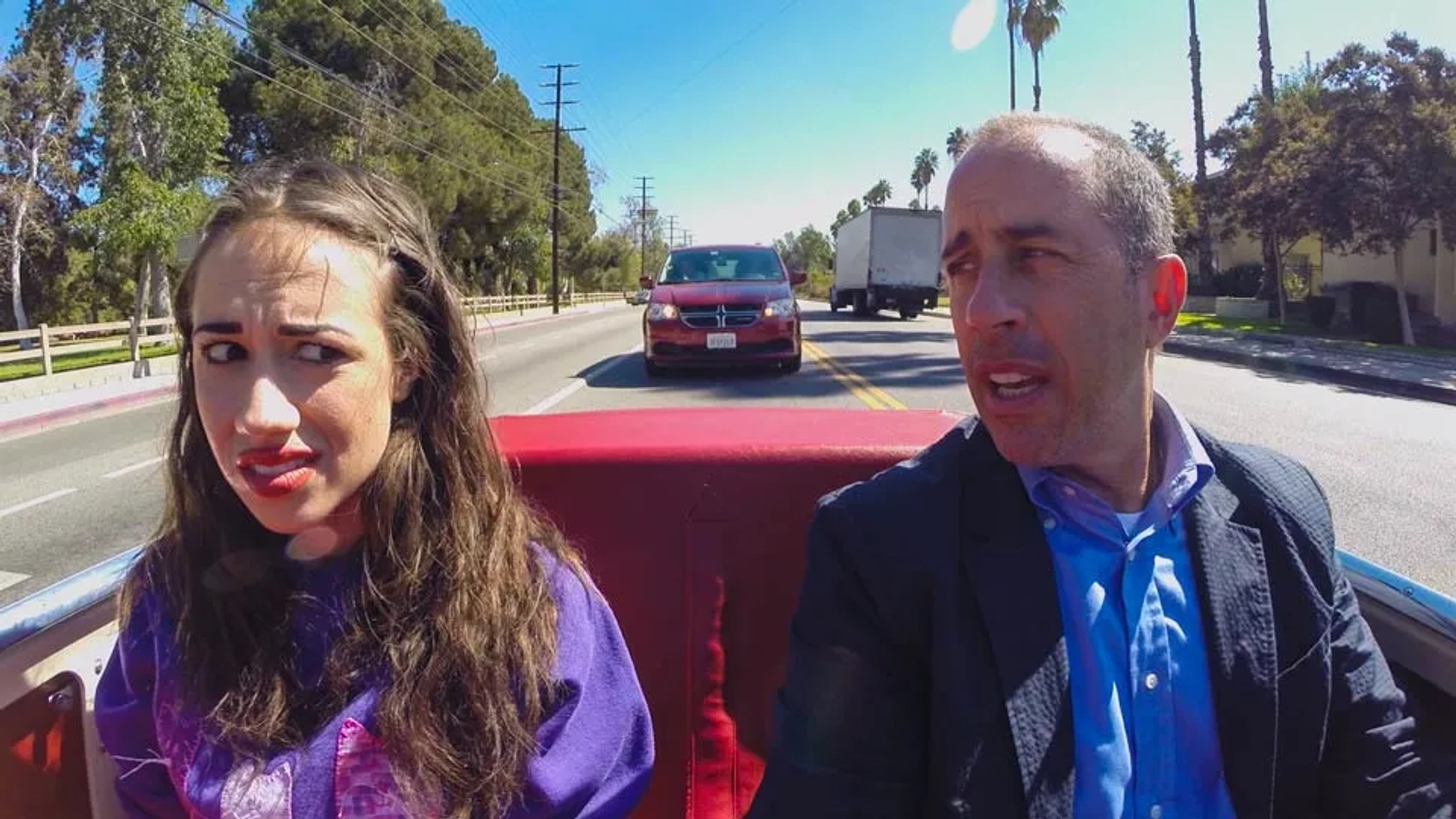 Jerry Seinfeld and Colleen Ballinger in Comedians in Cars Getting Coffee (2012)