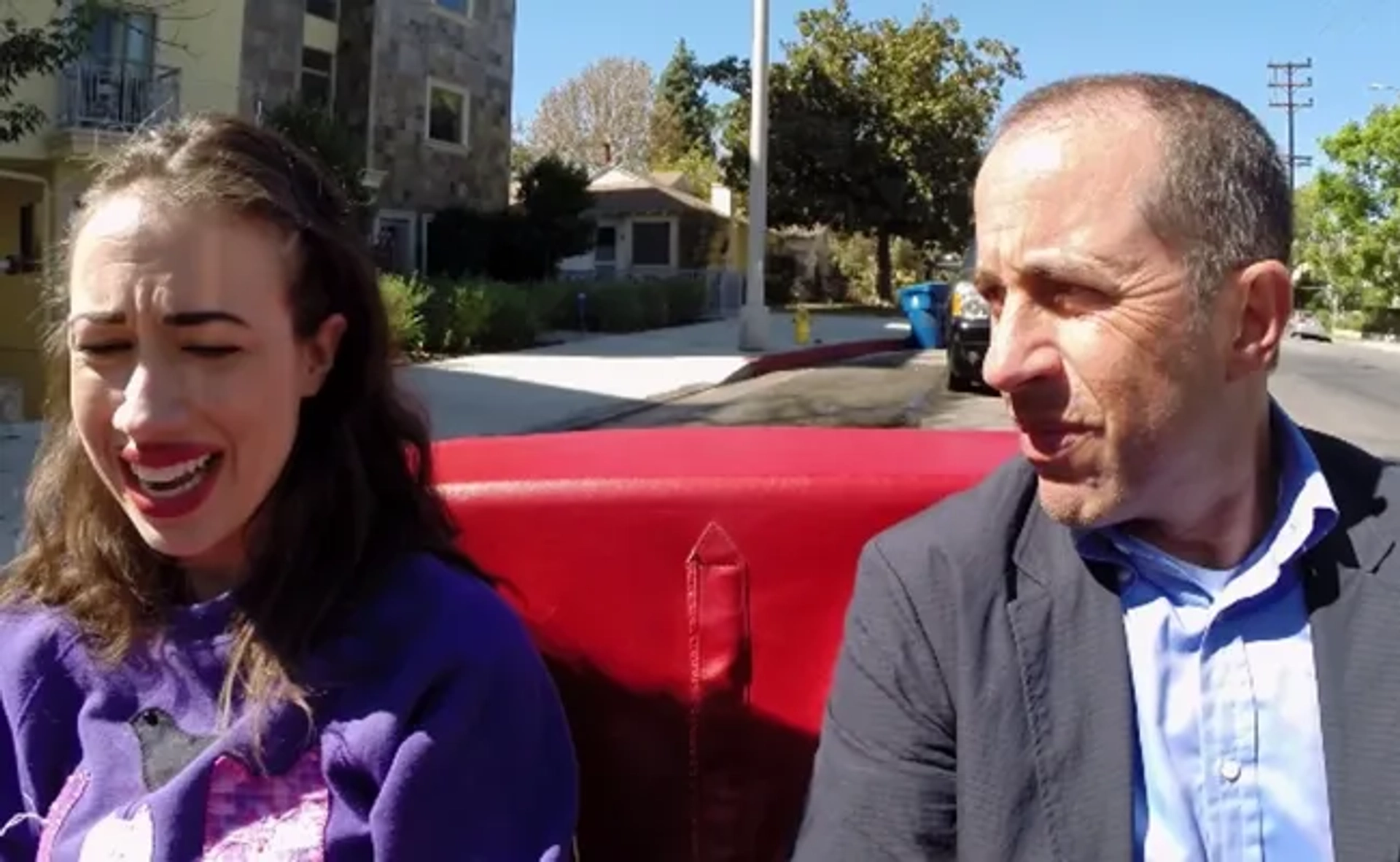 Jerry Seinfeld and Colleen Ballinger in Comedians in Cars Getting Coffee (2012)