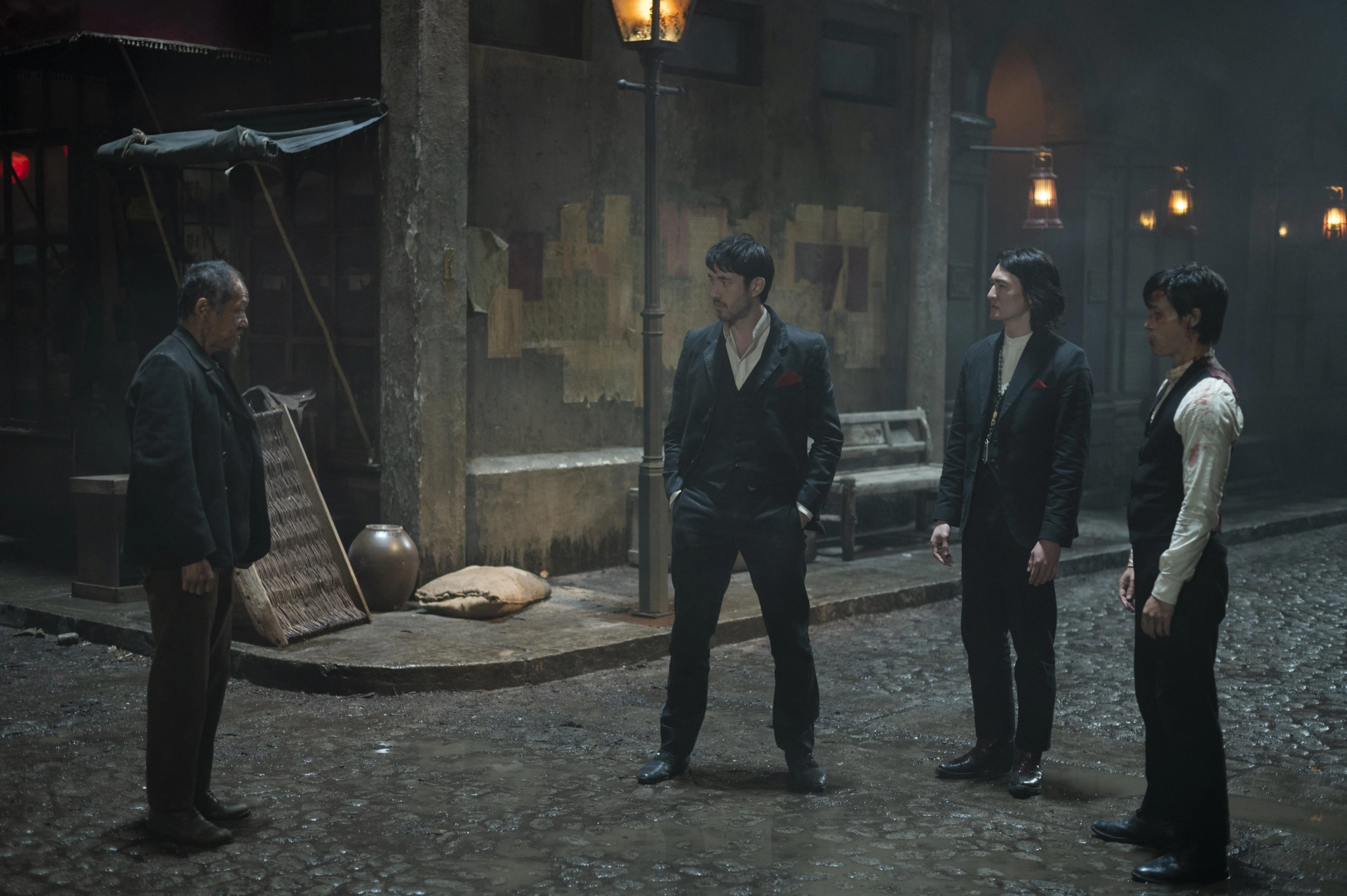 Jason Tobin, Perry Yung, and Chen Tang in Warrior (2019)