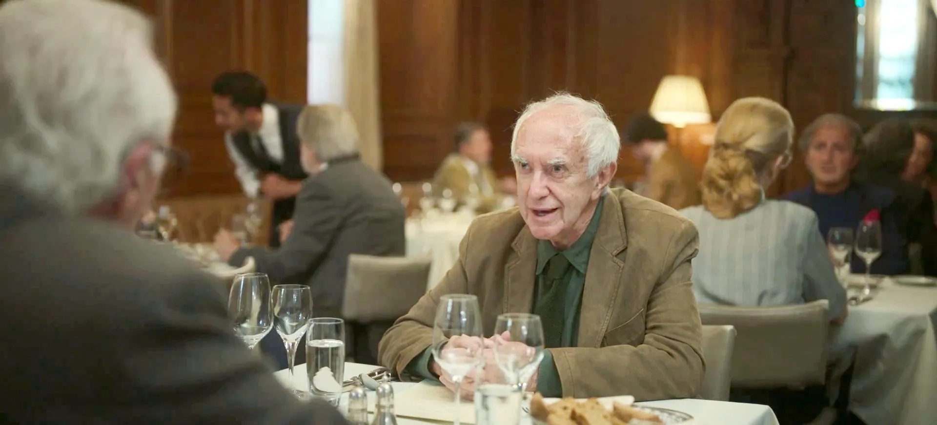 Anthony Hopkins and Jonathan Pryce in One Life (2023)