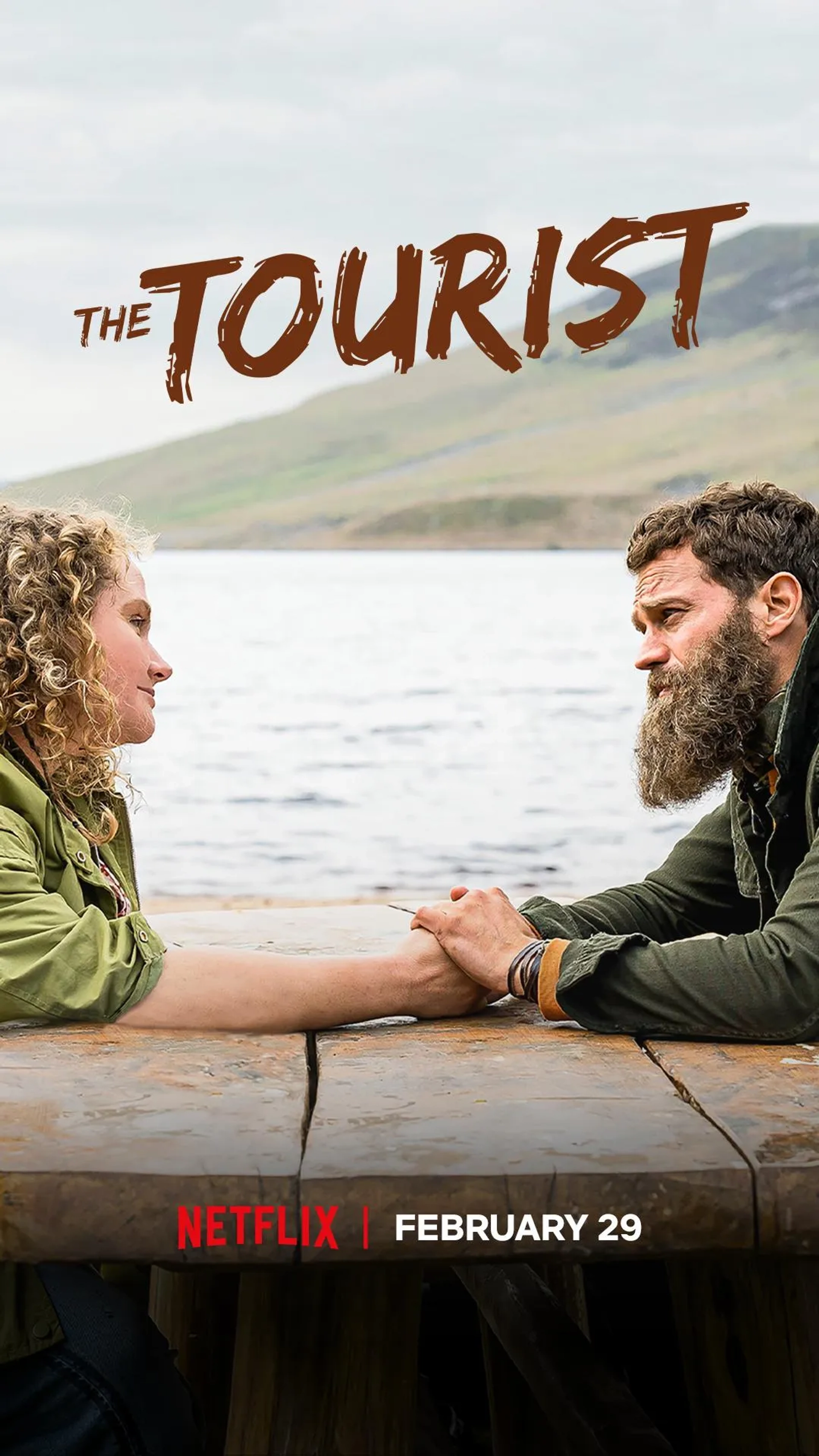 Jamie Dornan and Danielle Macdonald in The Tourist (2022)