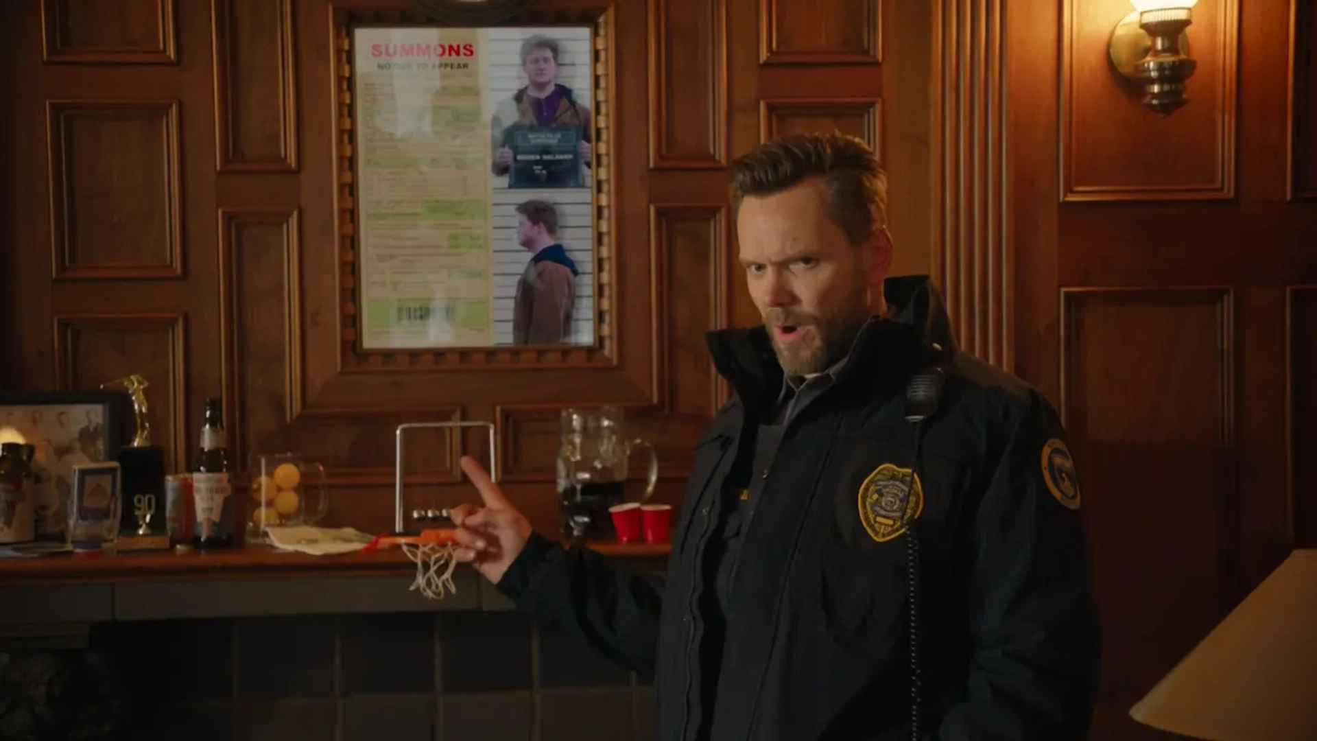 Joel McHale and Kayler Fagan in Animal Control (2023)