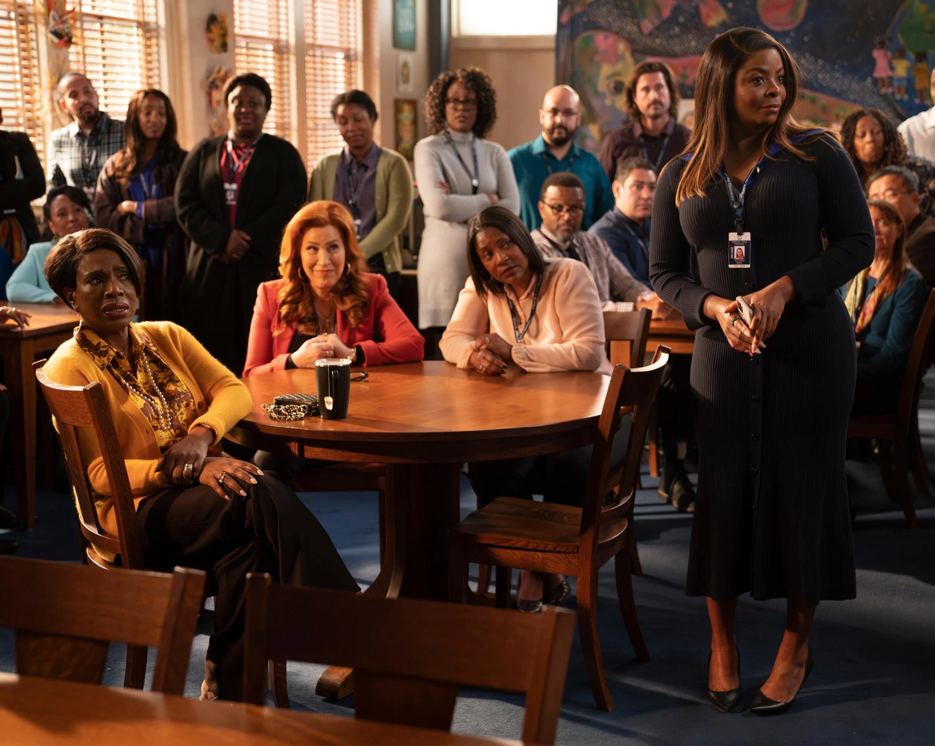 Sheryl Lee Ralph, Lisa Ann Walter, and Janelle James in Abbott Elementary (2021)