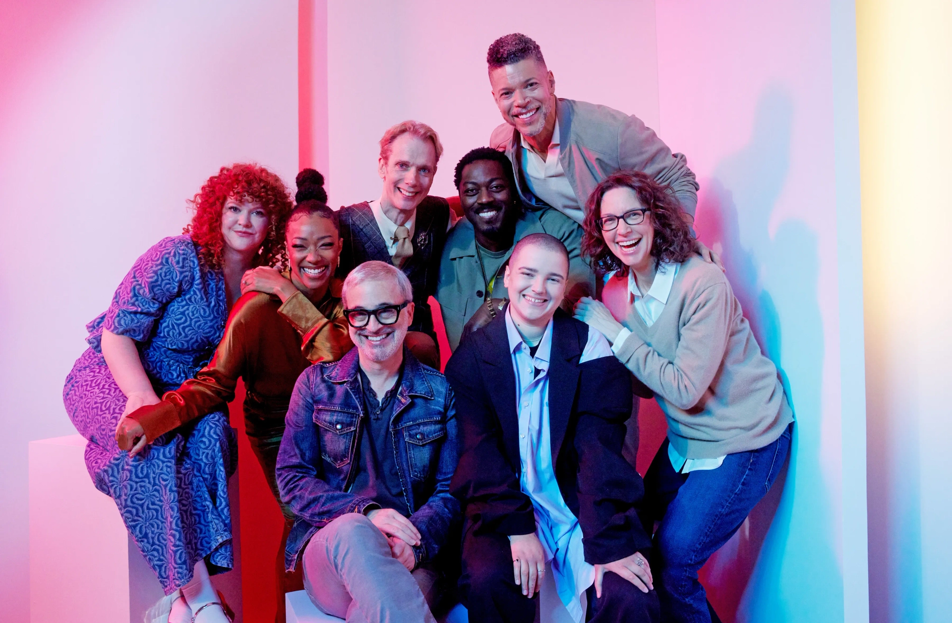 Wilson Cruz, Doug Jones, Alex Kurtzman, Michelle Paradise, Blu del Barrio, Sonequa Martin-Green, David Ajala, and Mary Wiseman at an event for Star Trek: Discovery (2017)