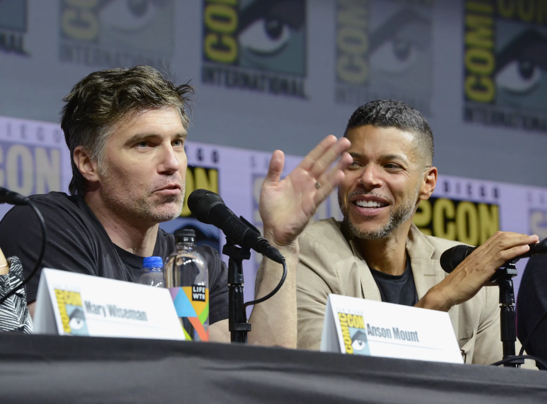 Wilson Cruz and Anson Mount at an event for Star Trek: Discovery (2017)