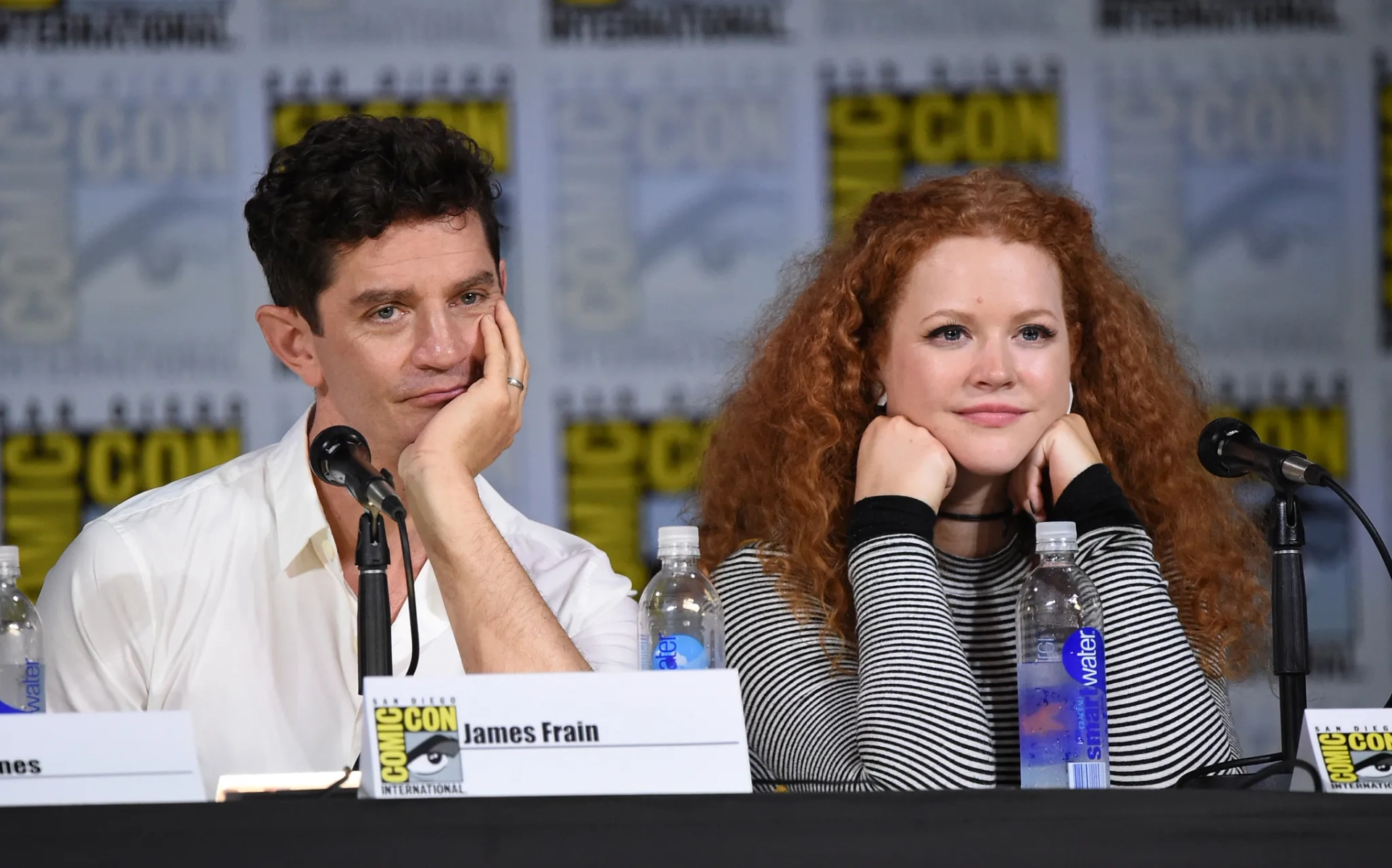 James Frain and Mary Wiseman at an event for Star Trek: Discovery (2017)