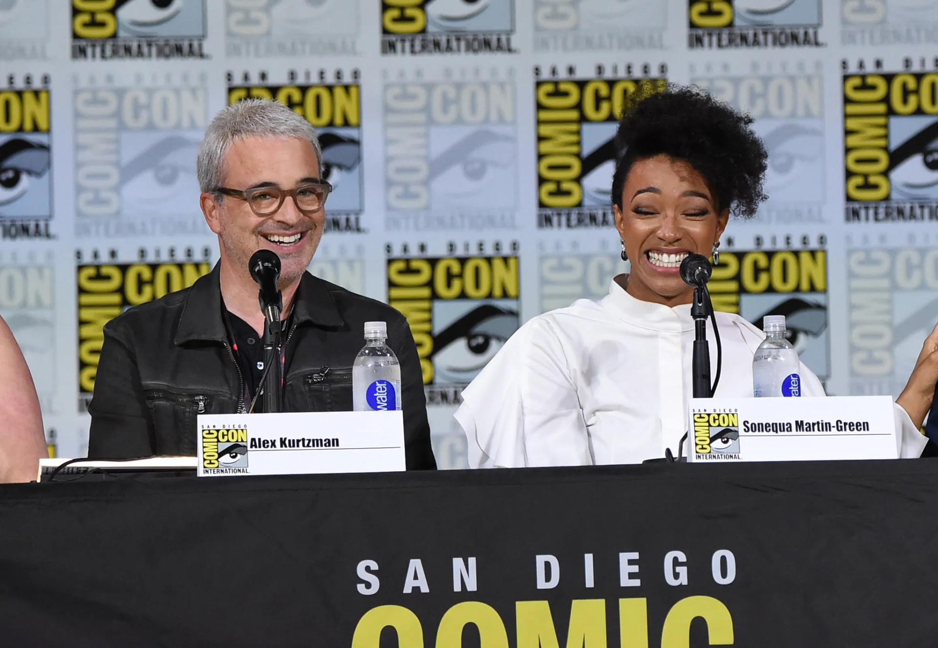 Alex Kurtzman and Sonequa Martin-Green at an event for Star Trek: Discovery (2017)