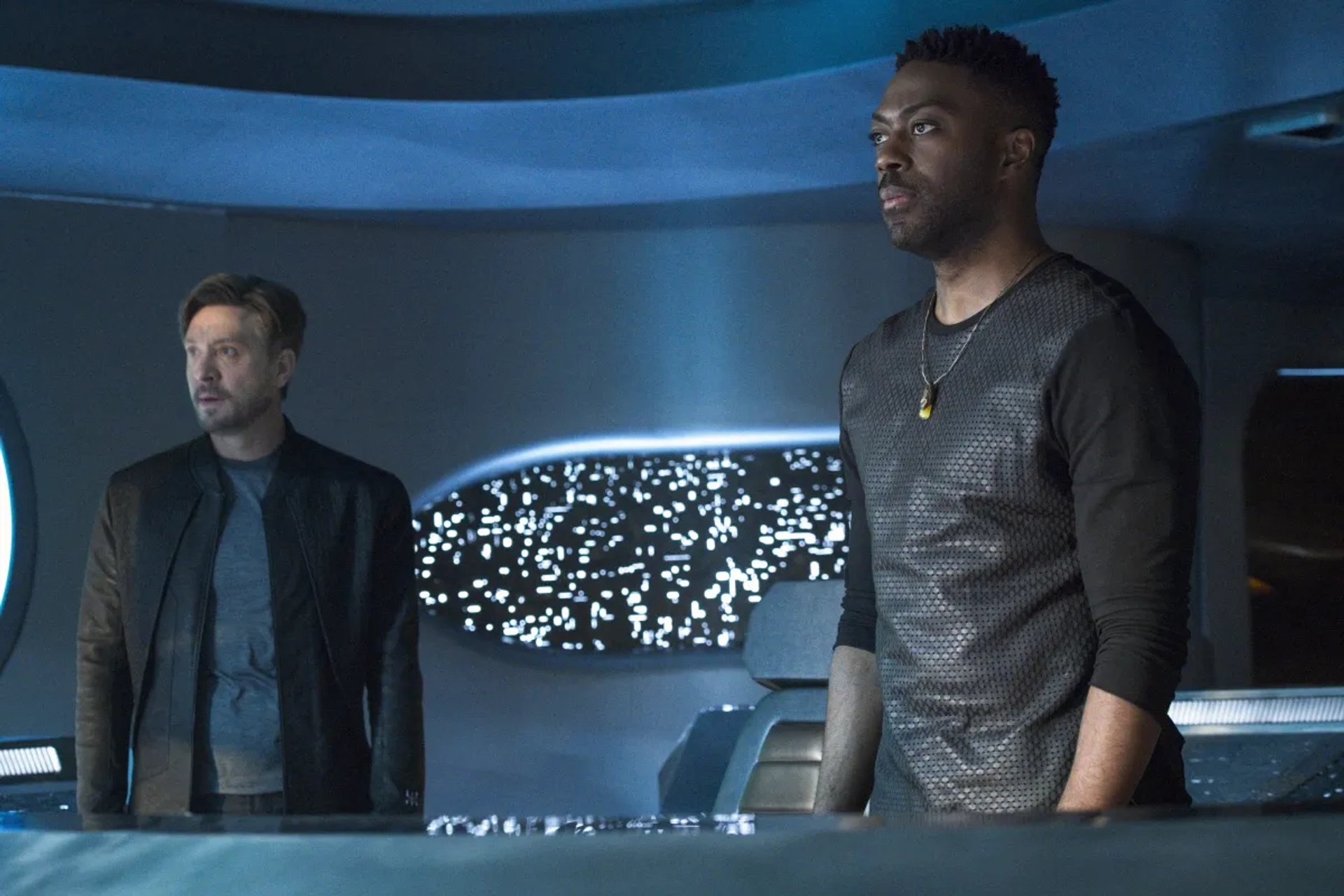 Shawn Doyle and David Ajala in Star Trek: Discovery: Rubicon (2022)