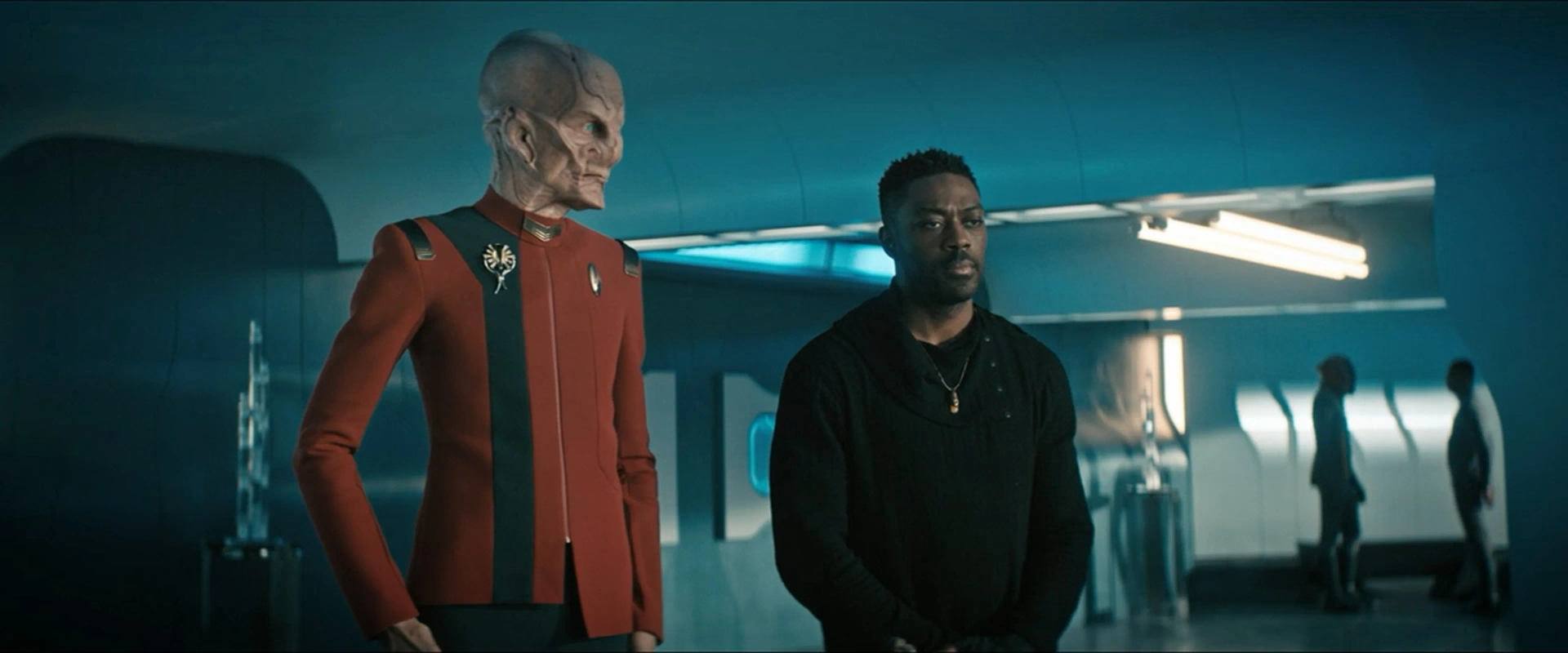 Doug Jones and David Ajala in Star Trek: Discovery: Stormy Weather (2021)