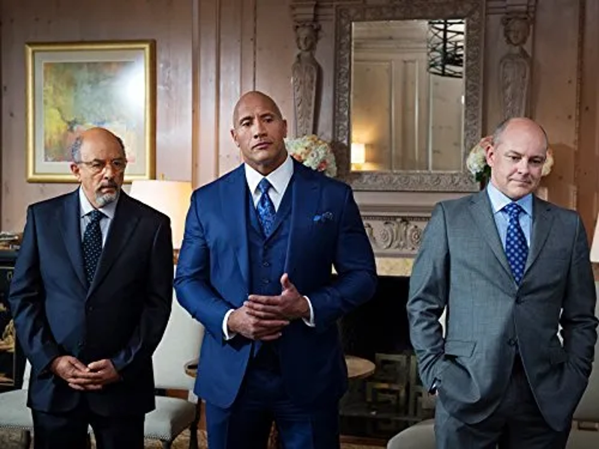 Dwayne Johnson, Richard Schiff, and Rob Corddry in Ballers (2015)