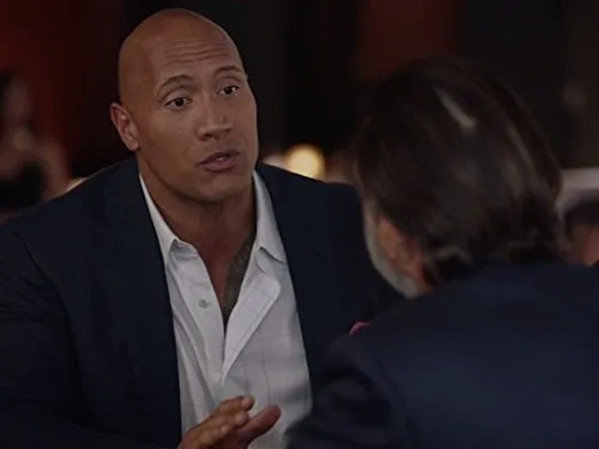 Andy Garcia and Dwayne Johnson in Ballers (2015)