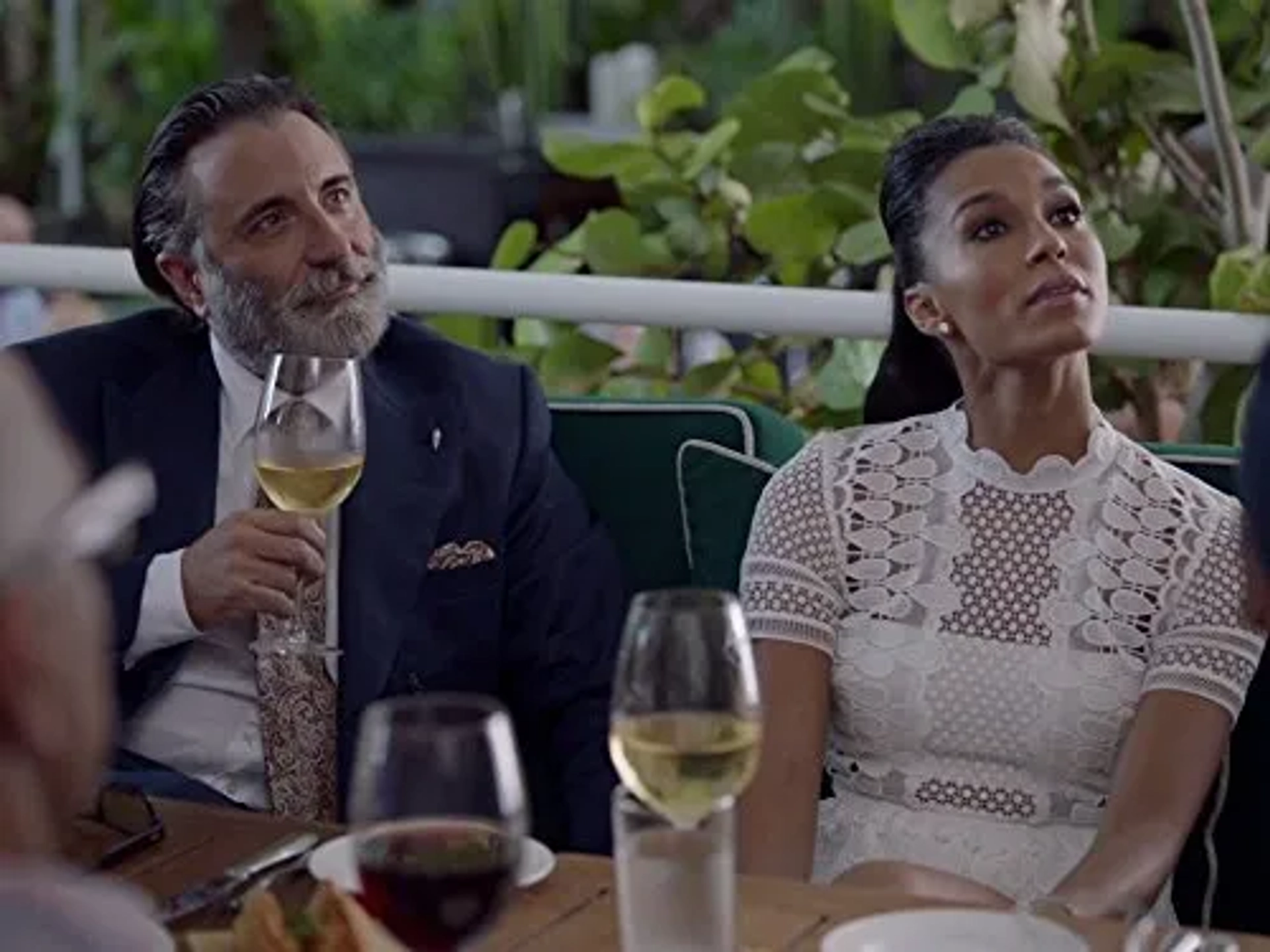 Andy Garcia and Brooklyn Sudano in Ballers (2015)