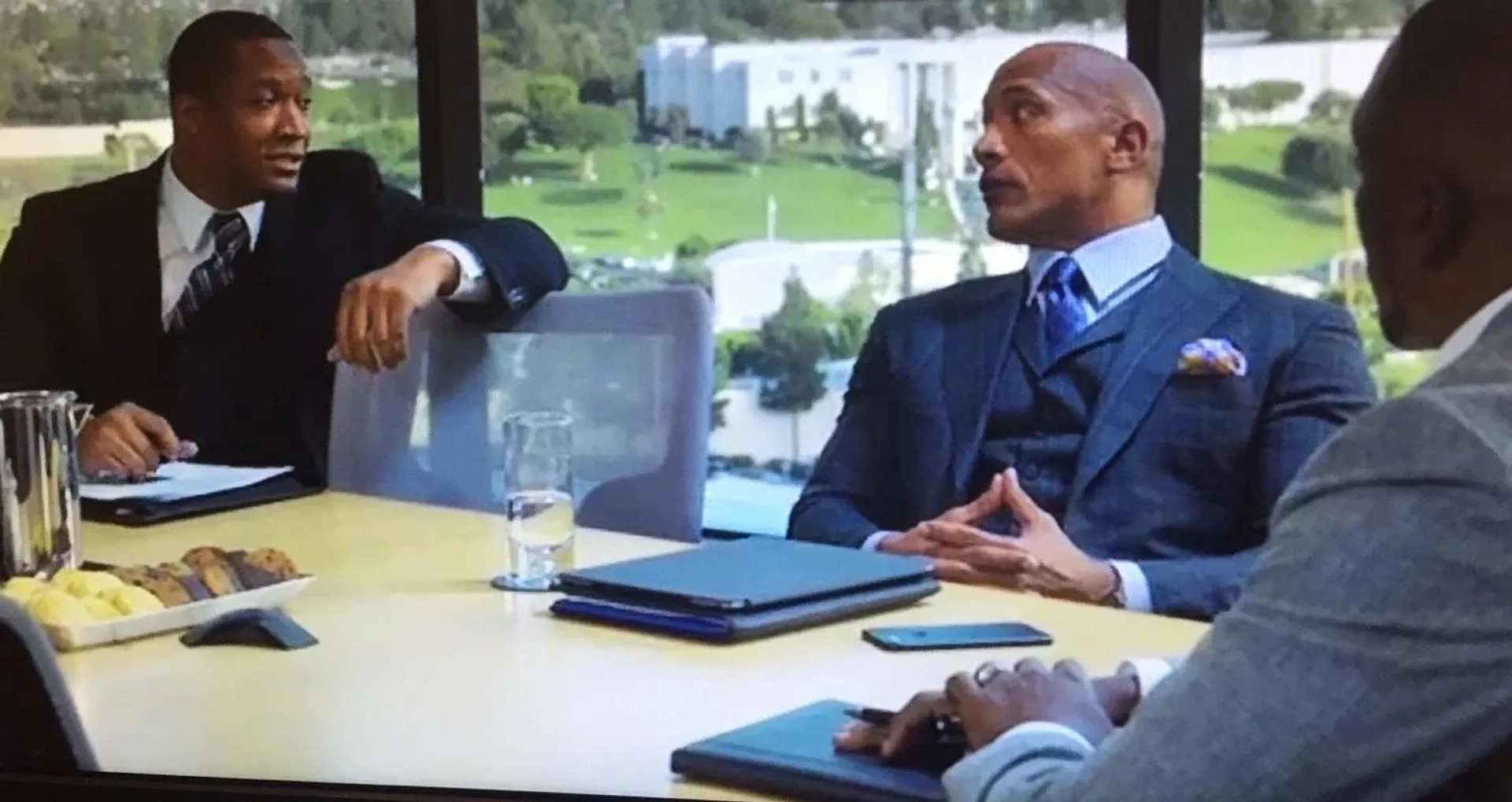 Dwayne Johnson and Phil Tyler in Ballers (2015)