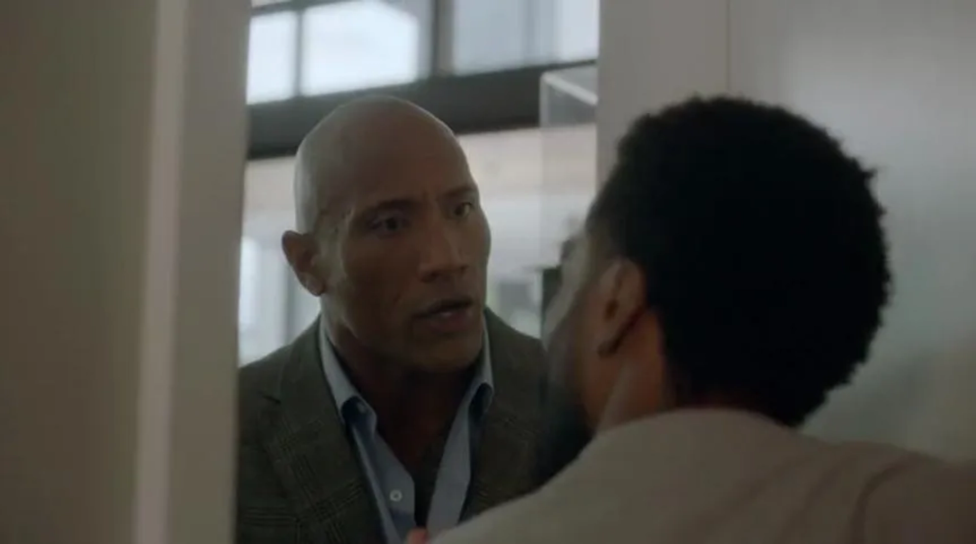 Dwayne Johnson and John David Washington in Ballers (2015)