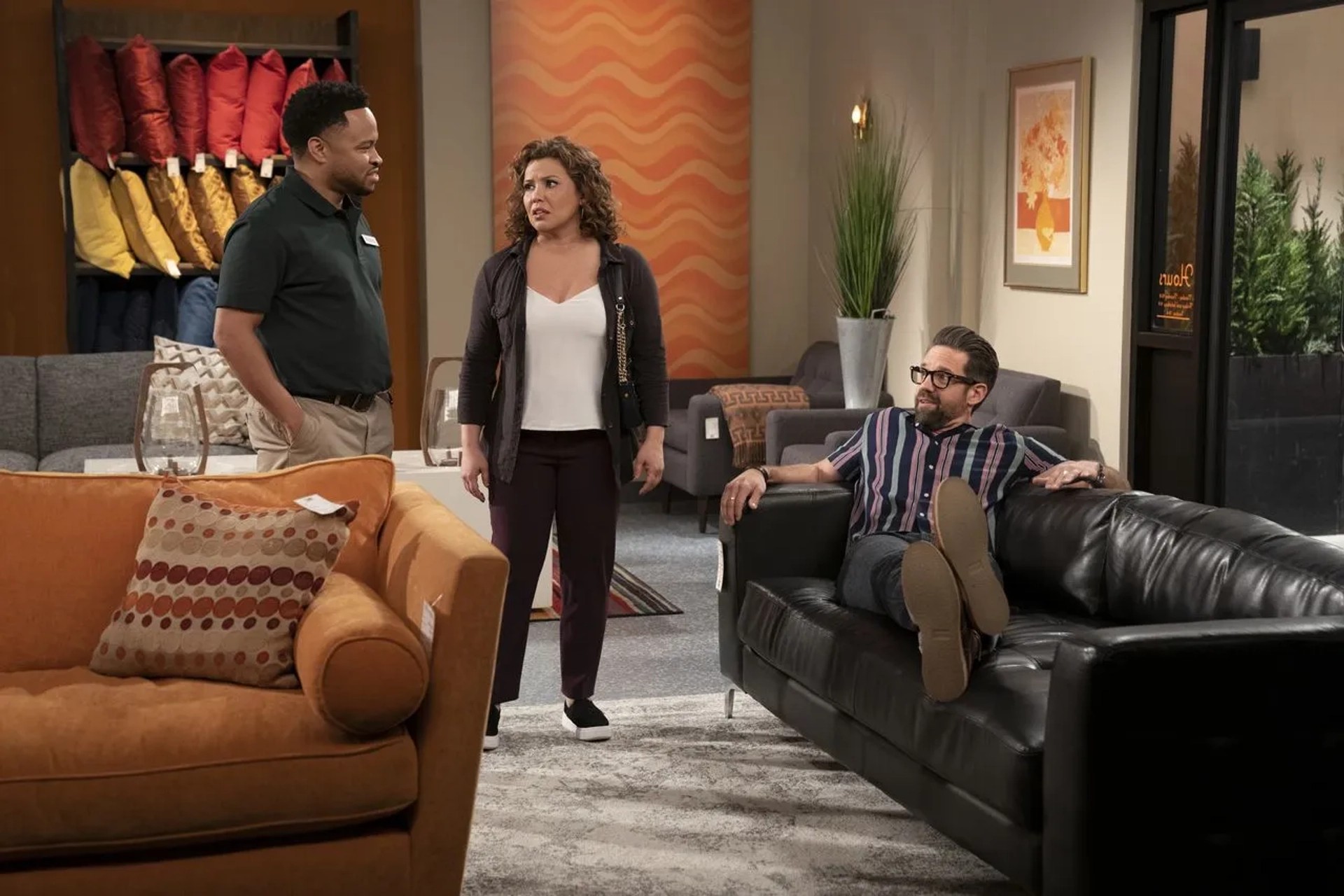 Eugene Byrd, Justina Machado, and Todd Grinnell in One Day at a Time: Penny Pinching (2020)