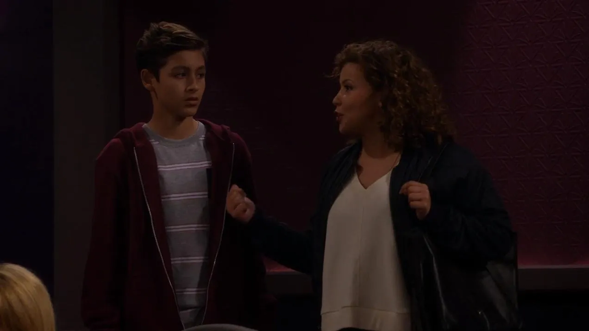 Justina Machado and Marcel Ruiz in One Day at a Time (2017)