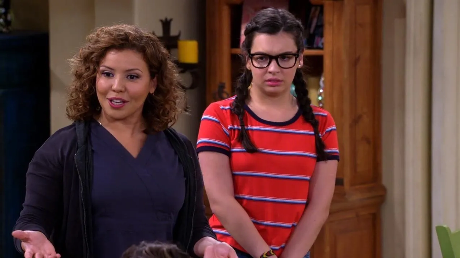 Justina Machado and Isabella Gomez in One Day at a Time (2017)