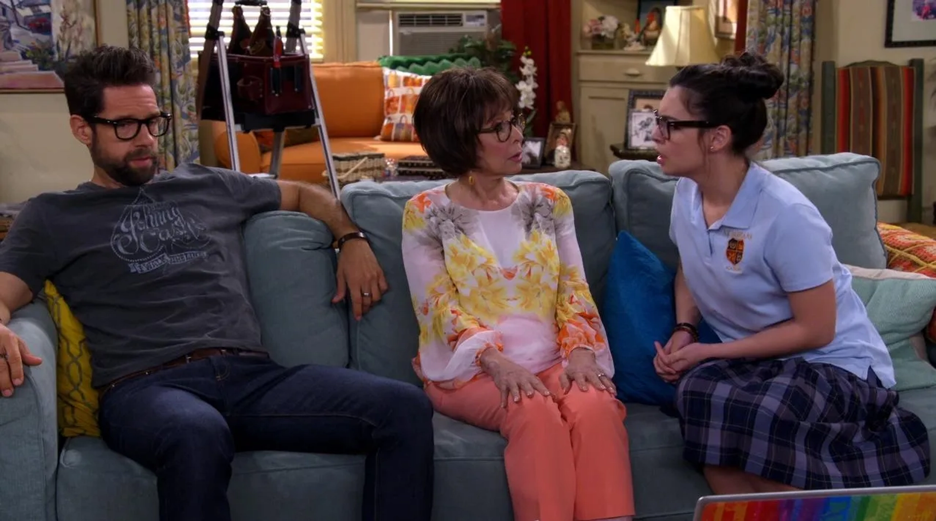 Rita Moreno, Todd Grinnell, and Isabella Gomez in One Day at a Time (2017)