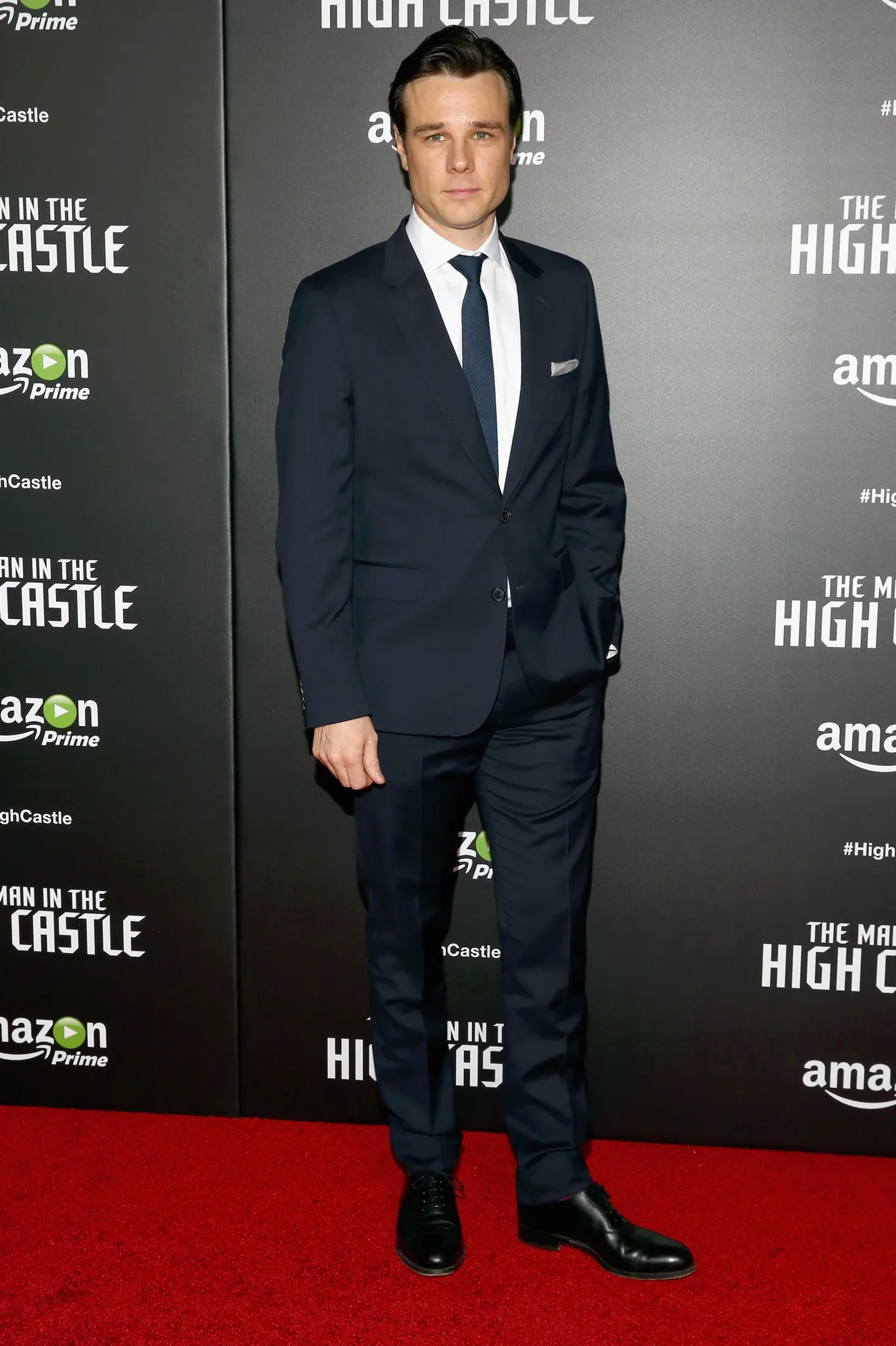 Rupert Evans at an event for The Man in the High Castle (2015)