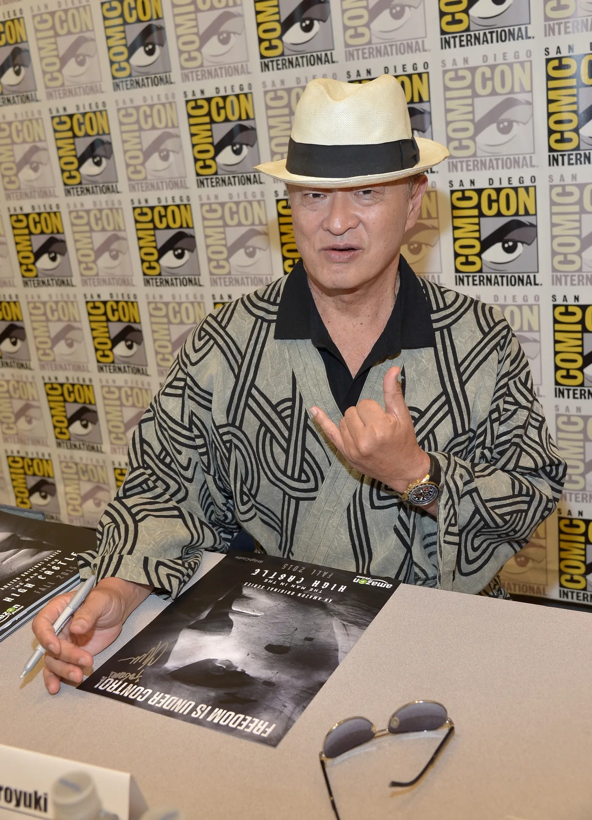 Cary-Hiroyuki Tagawa at an event for The Man in the High Castle (2015)