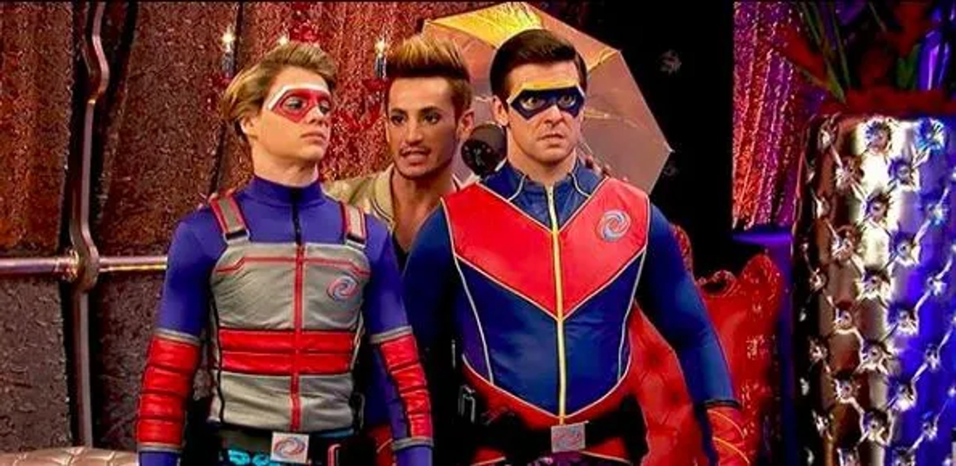 Cooper Barnes, Jace Norman, and Frankie Grande in Henry Danger (2014)