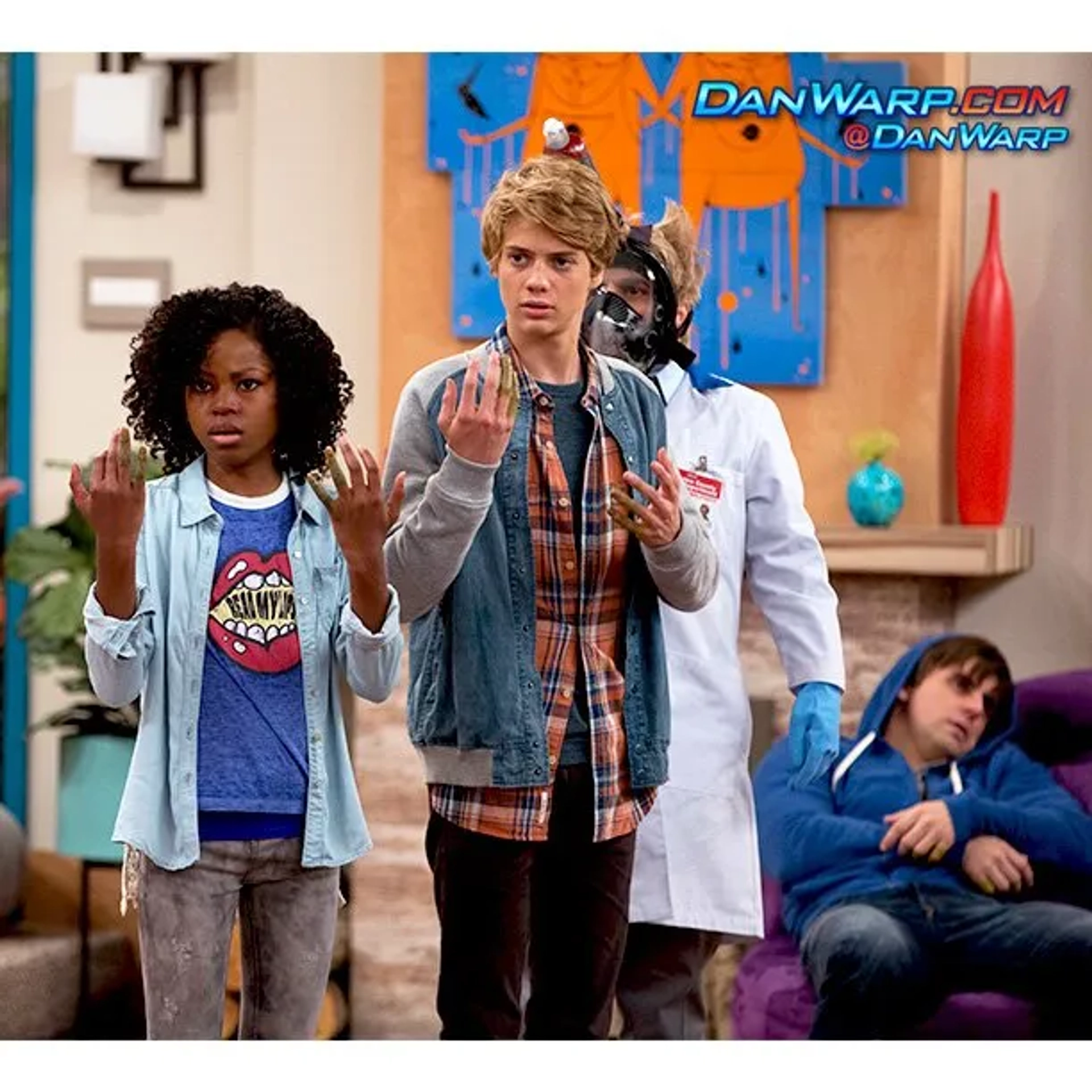 Cooper Barnes, Riele Downs, Michael D. Cohen, and Jace Norman in Henry Danger (2014)