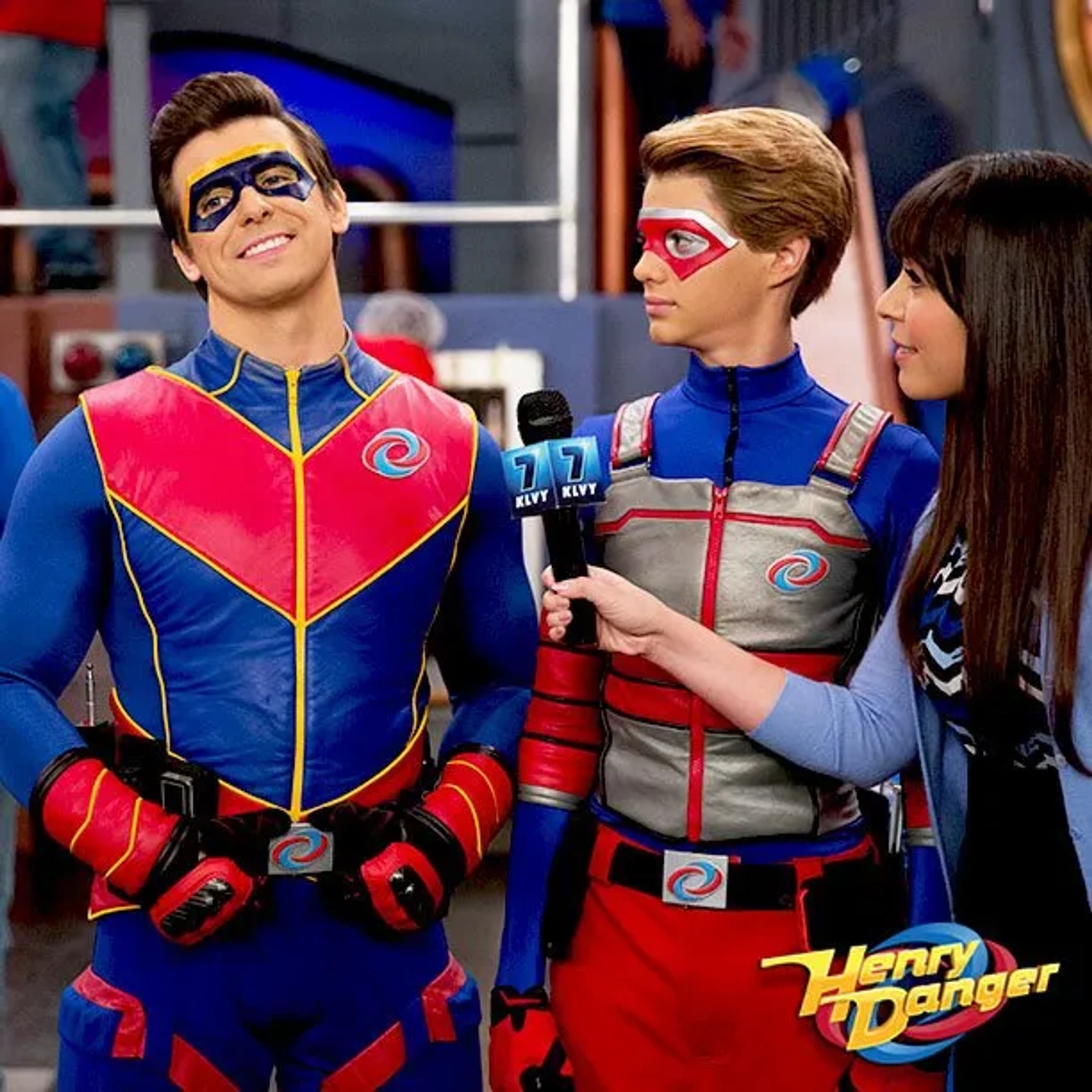 Cooper Barnes, Anna Lenes, and Jace Norman in Henry Danger (2014)