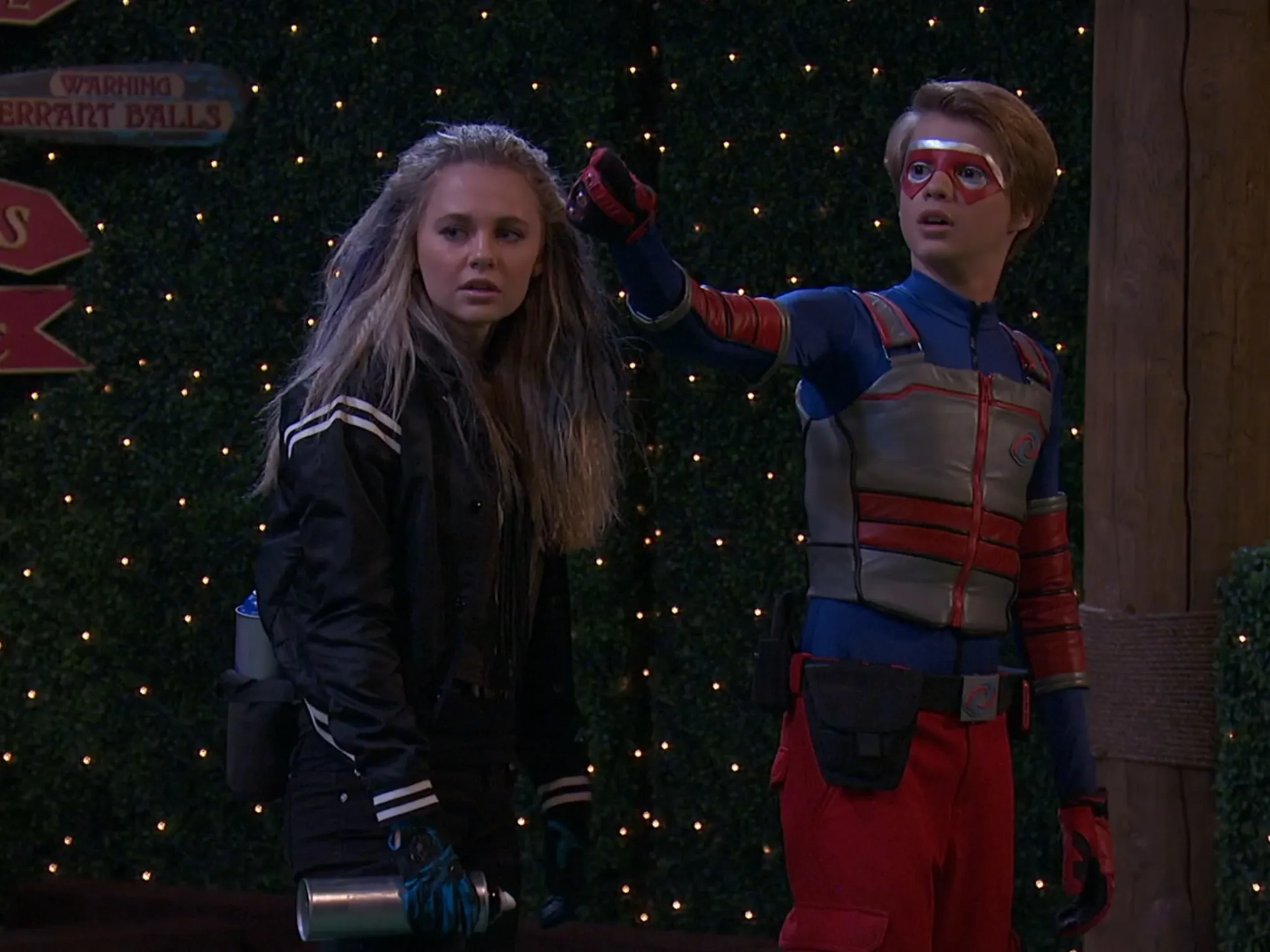 Madison Iseman and Jace Norman in Henry Danger (2014)