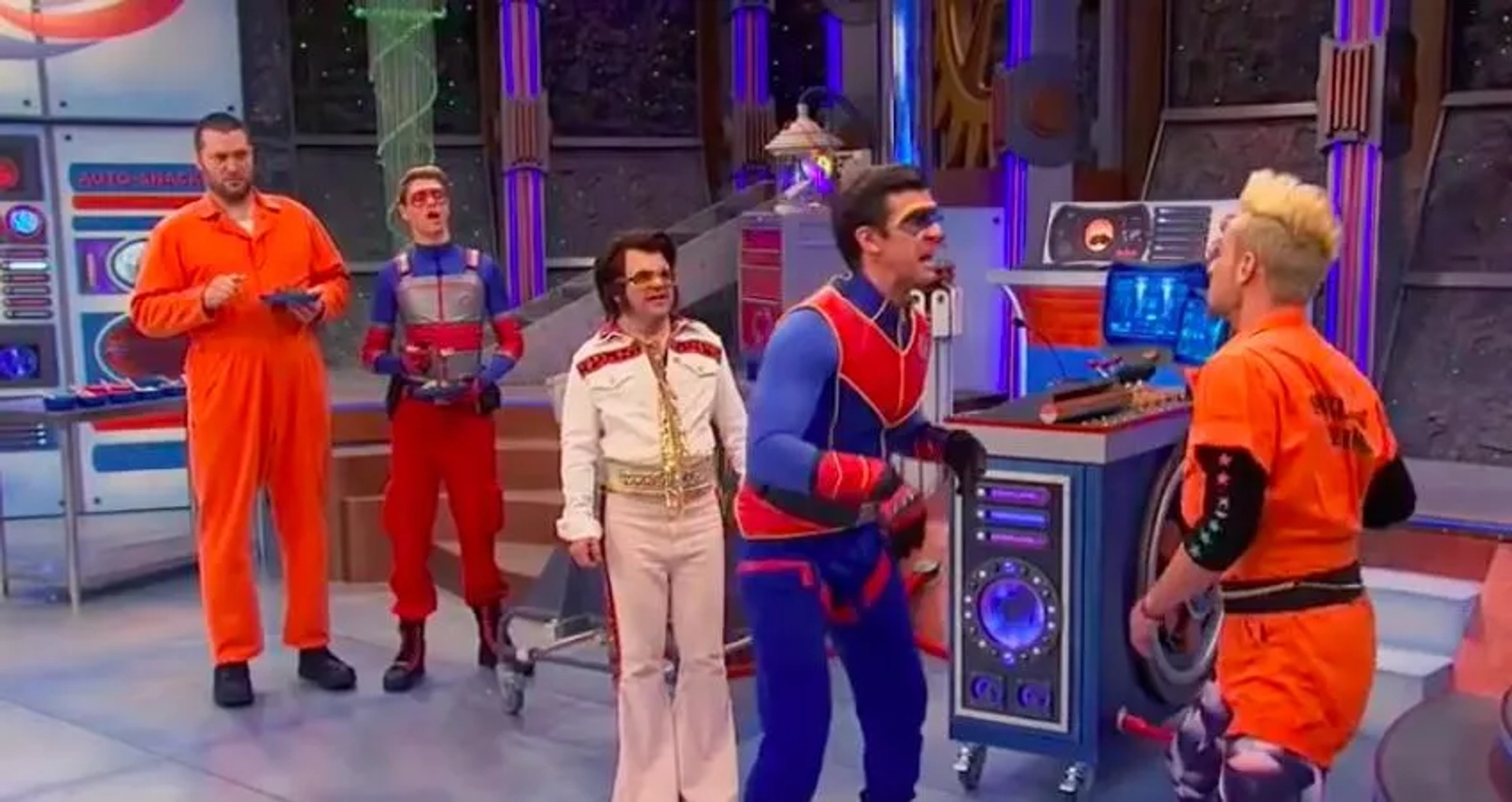 Cooper Barnes, Michael D. Cohen, Zoran Korach, Jace Norman, and Frankie Grande in Henry Danger (2014)