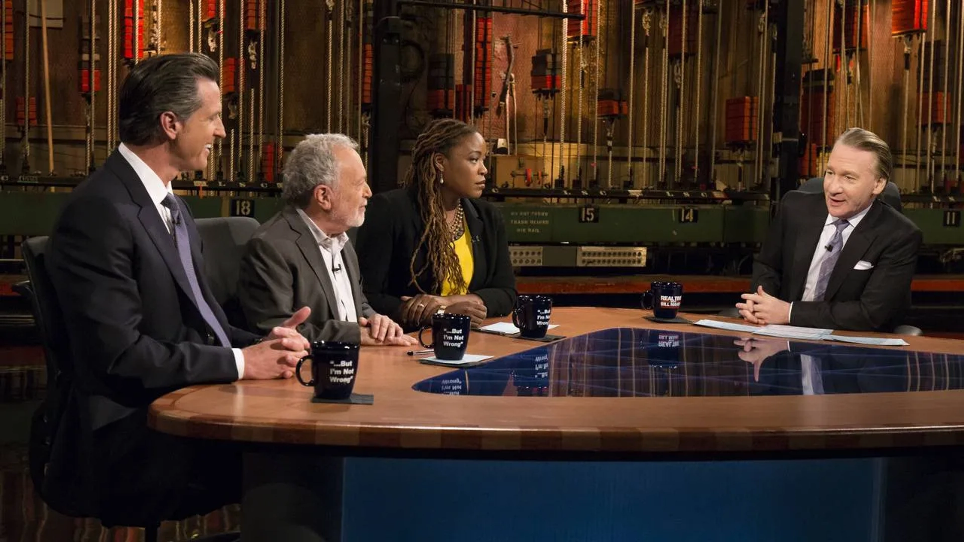 Bill Maher, Robert Reich, Gavin Newsom, and Heather McGhee in Real Time with Bill Maher (2003)