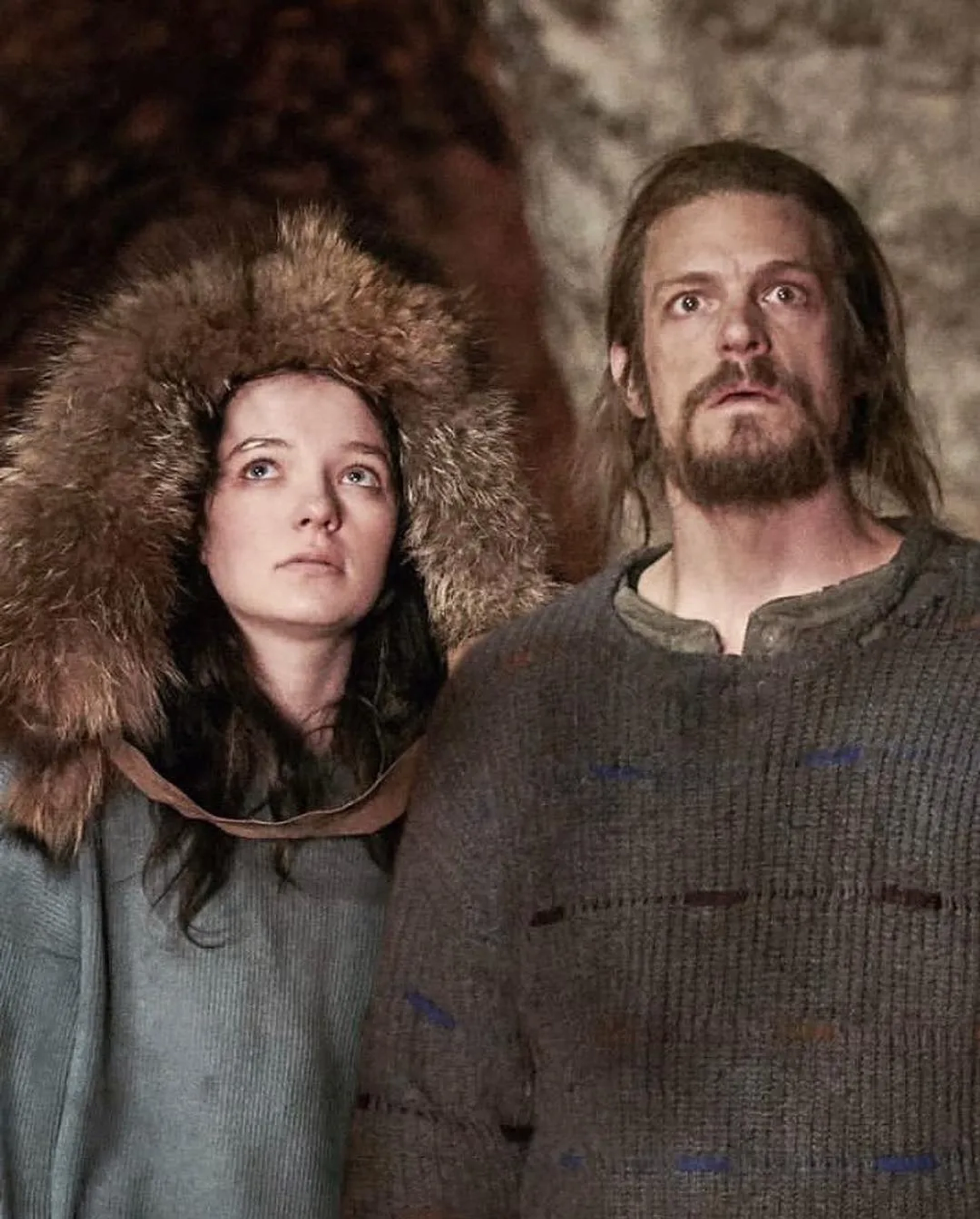 Joel Kinnaman and Esme Creed-Miles in Hanna (2019)