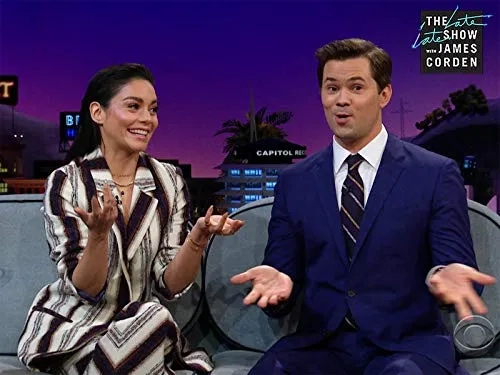 Andrew Rannells and Vanessa Hudgens in The Late Late Show with James Corden (2015)