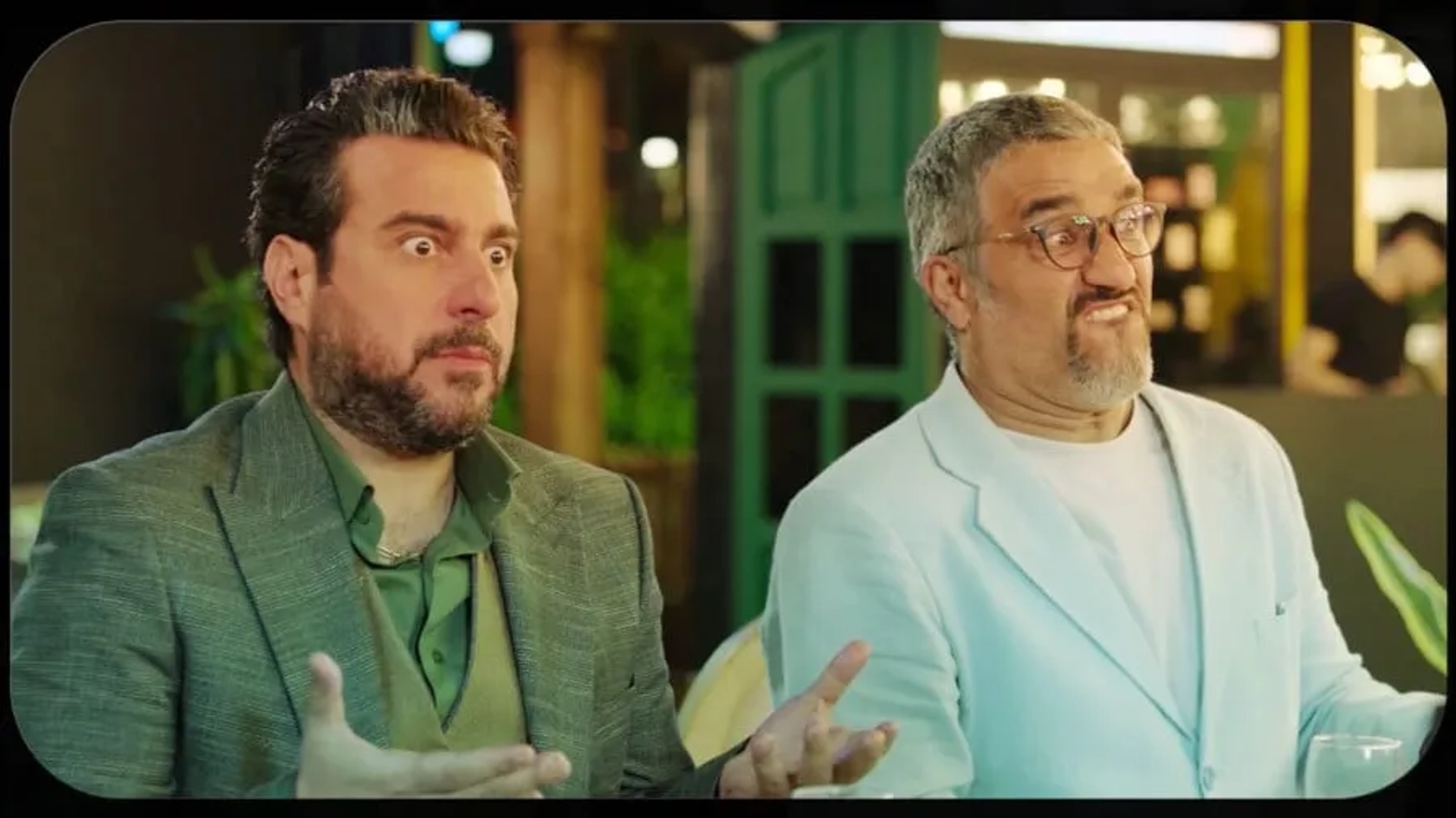 Pejman Jamshidi and Mohsen Kiayee in Hotel (2023)