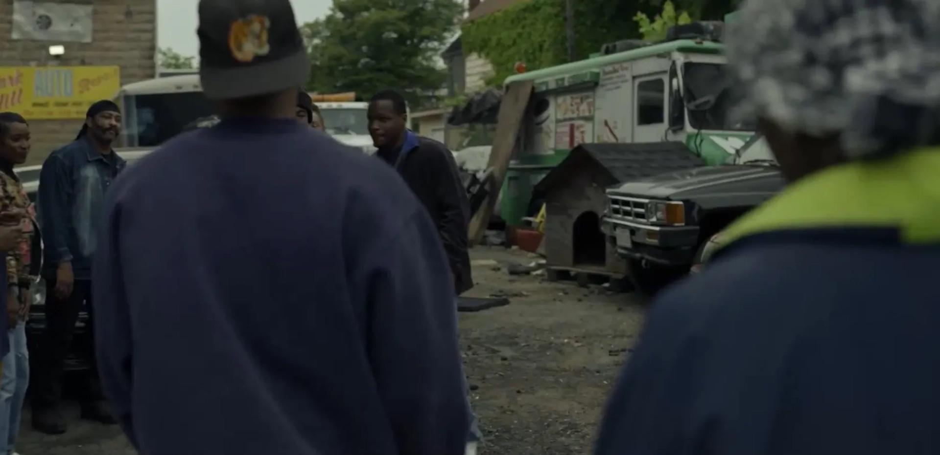 Damani D. Sease, Dennis Jay Funny, Shameik Moore, and Siddiq Saunderson in Wu-Tang: An American Saga: Saturday Nite (2021)