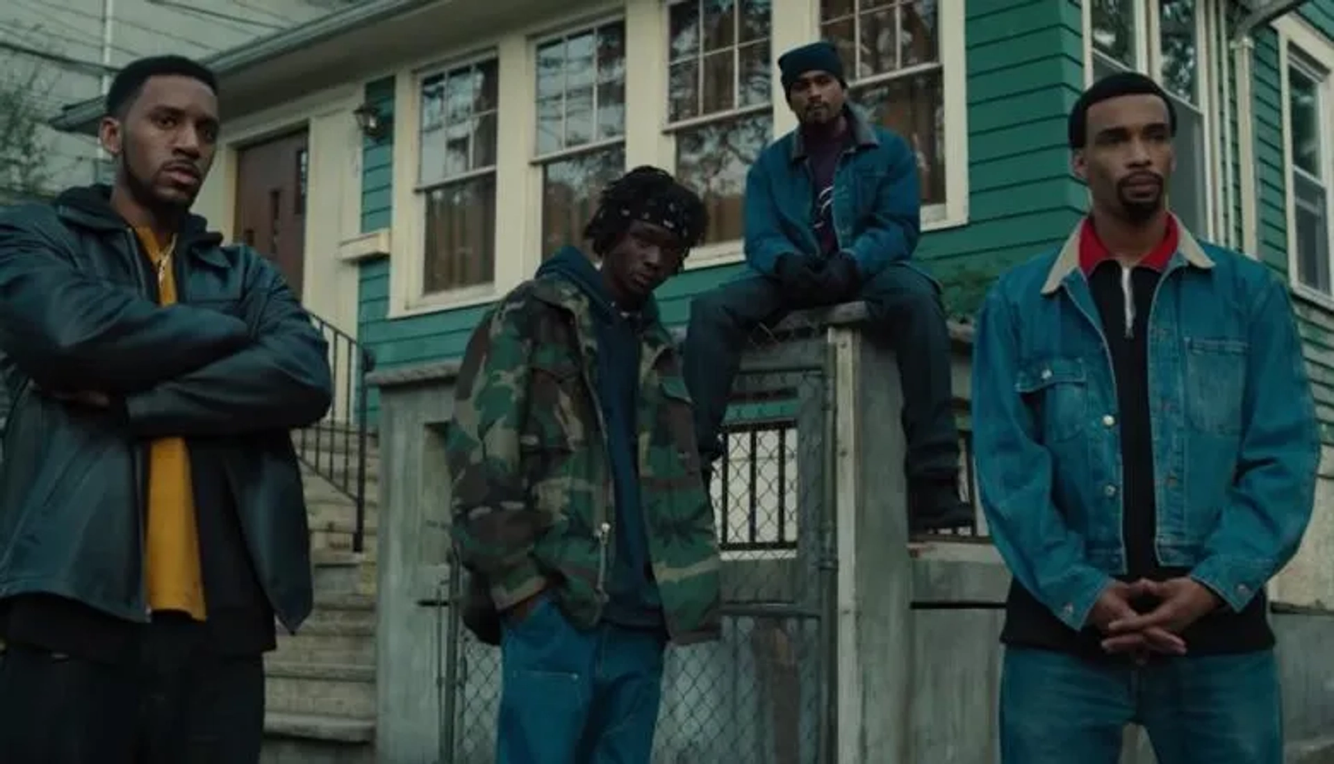 Julian Elijah Martinez, Ashton Sanders, Siddiq Saunderson, and Dave East in Wu-Tang: An American Saga (2019)