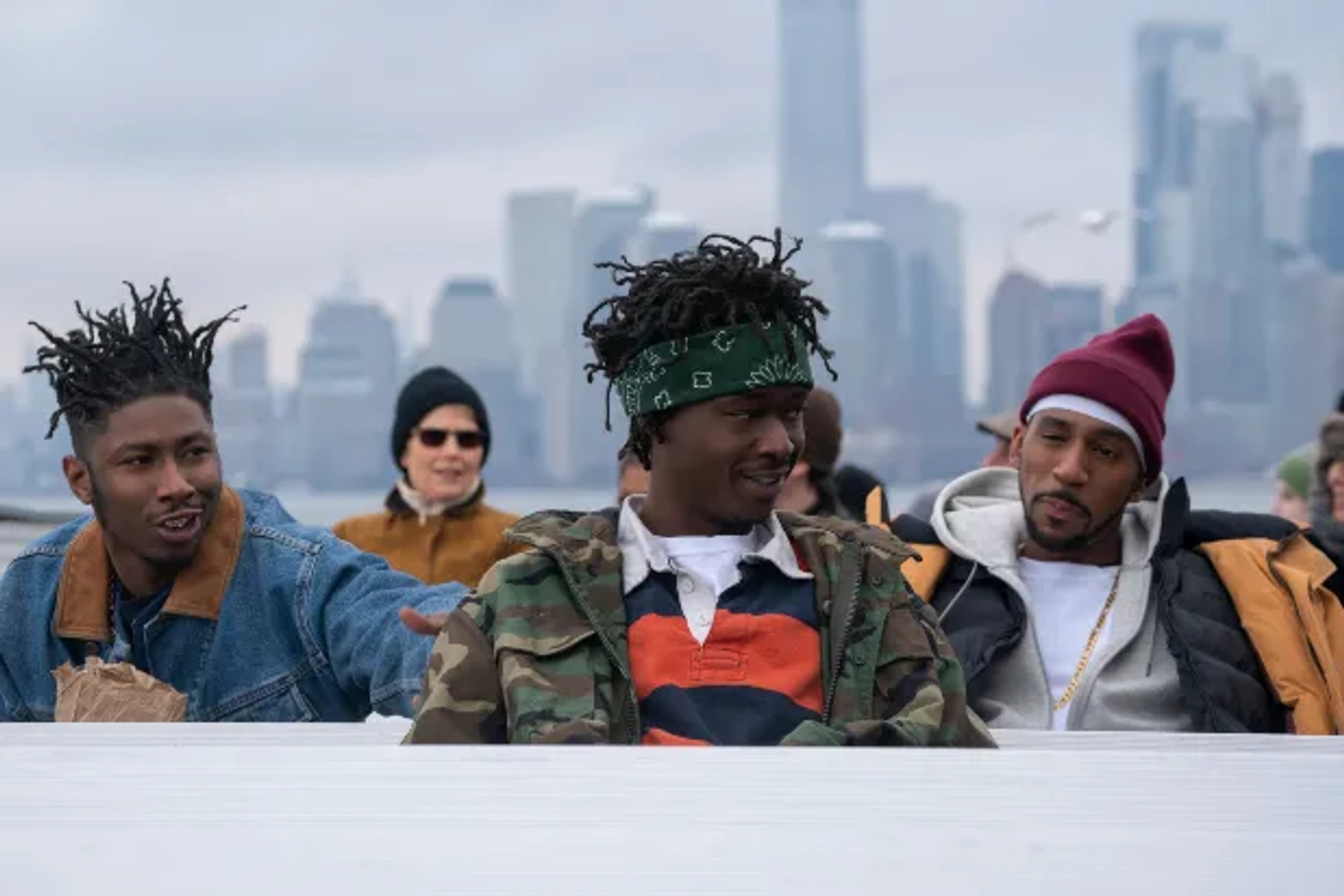 Ashton Sanders, Siddiq Saunderson, and T.J. Atoms in Wu-Tang: An American Saga (2019)