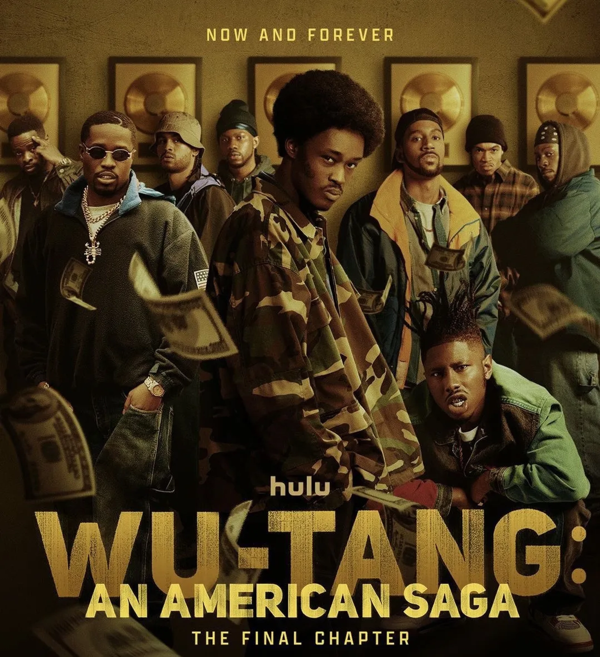 Uyoata Udi, Damani D. Sease, Shameik Moore, Ashton Sanders, JaQwan J. Kelly, Siddiq Saunderson, T.J. Atoms, Johnell Young, and Dave East in Wu-Tang: An American Saga (2019)