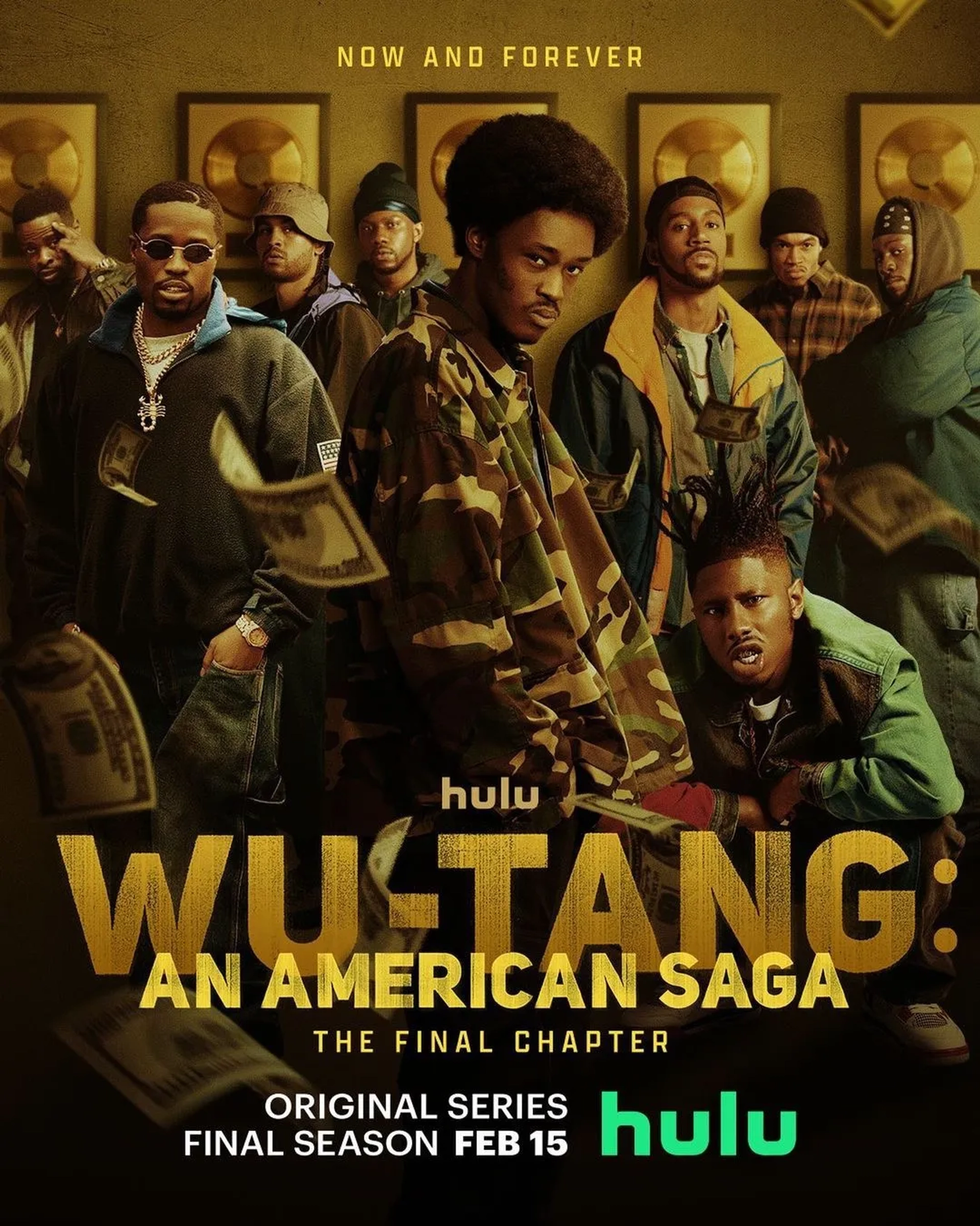 Uyoata Udi, Damani D. Sease, Shameik Moore, Ashton Sanders, JaQwan J. Kelly, Siddiq Saunderson, T.J. Atoms, Johnell Young, and Dave East in Wu-Tang: An American Saga (2019)