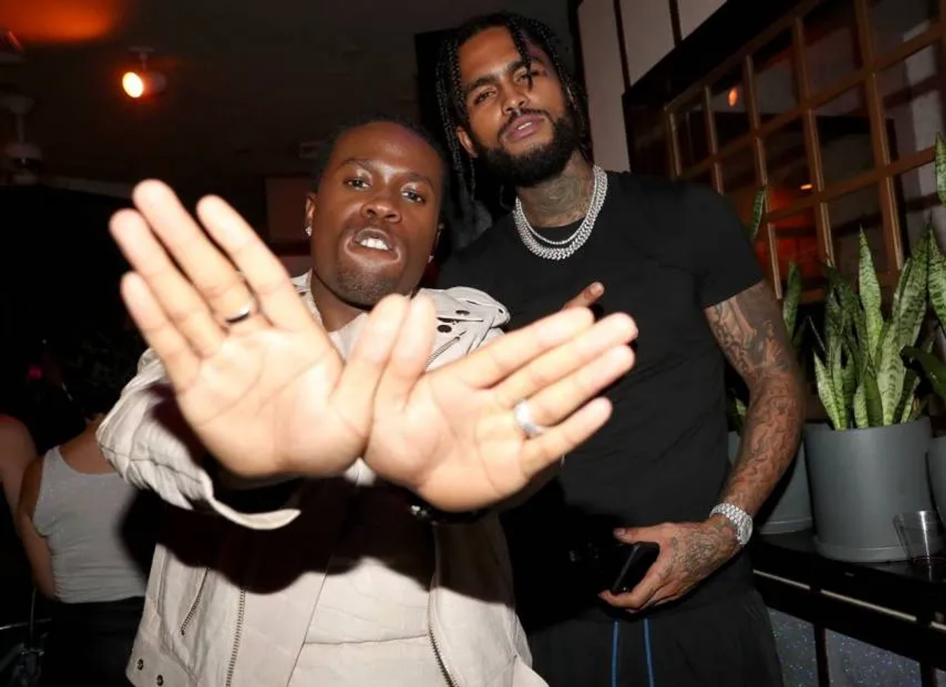 Shameik Moore and Dave East in Wu-Tang: An American Saga (2019)