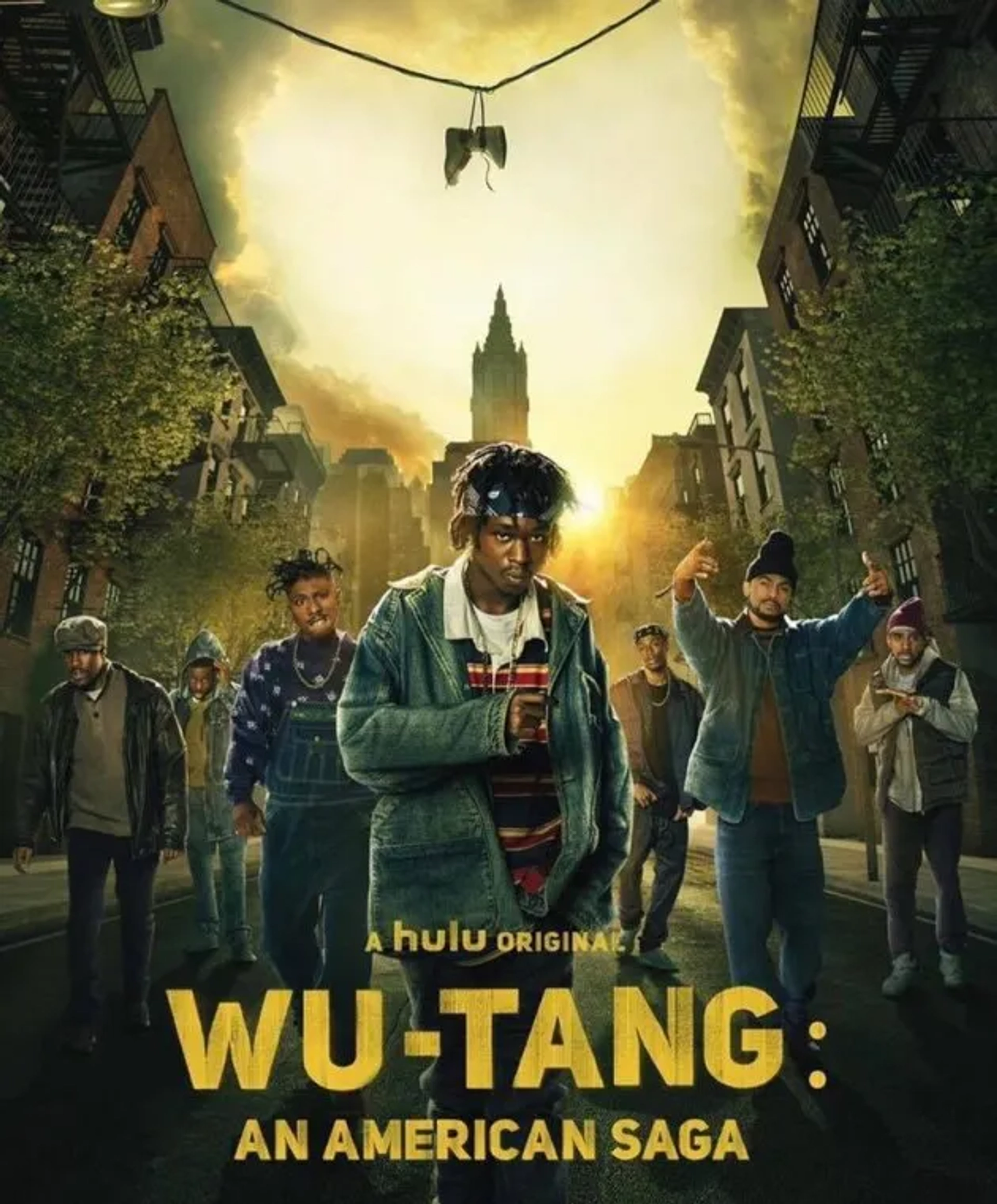 Shameik Moore, Joey Bada$$, Ashton Sanders, Siddiq Saunderson, T.J. Atoms, Johnell Young, and Dave East in Wu-Tang: An American Saga (2019)