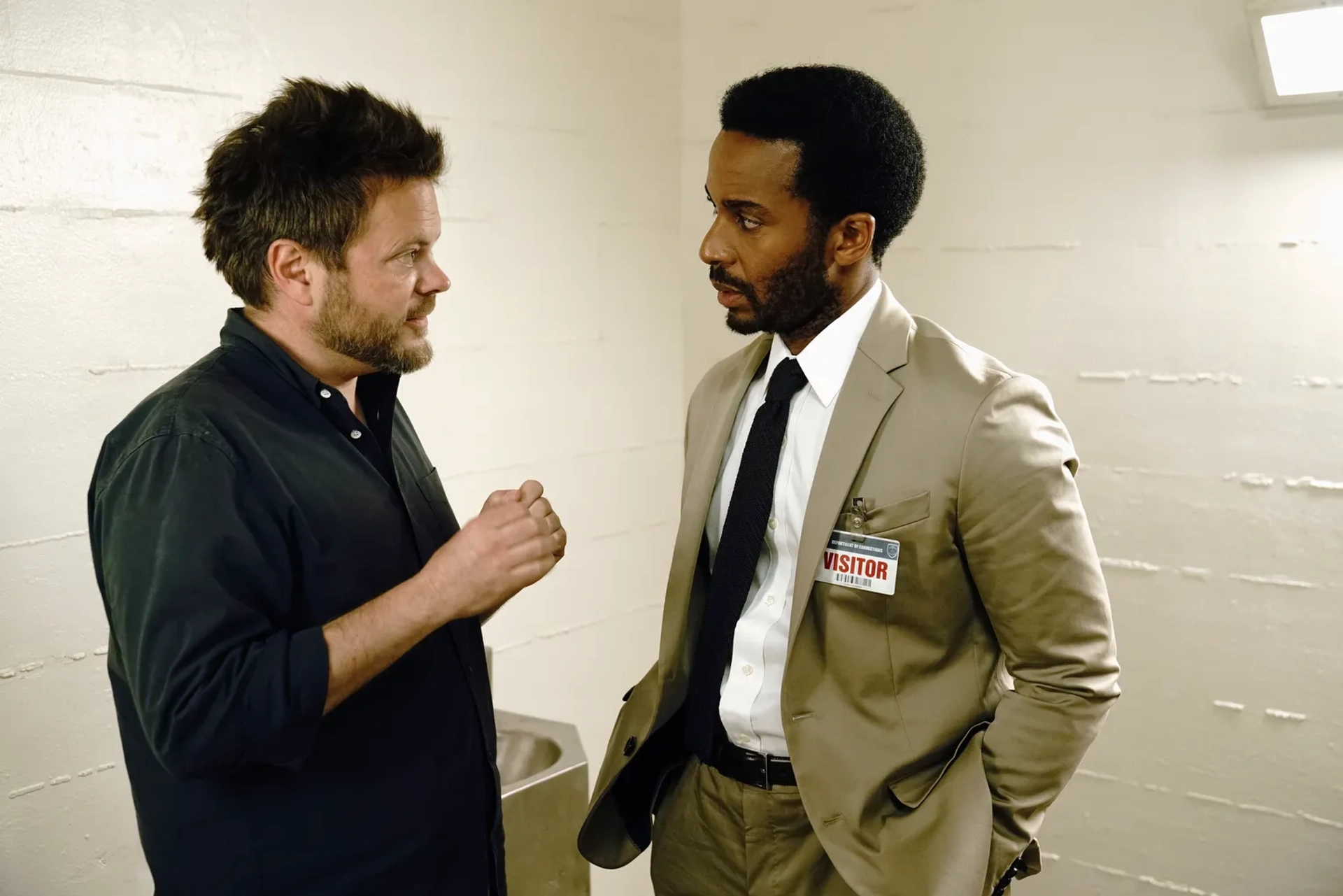 Michael Uppendahl and André Holland in Castle Rock (2018)