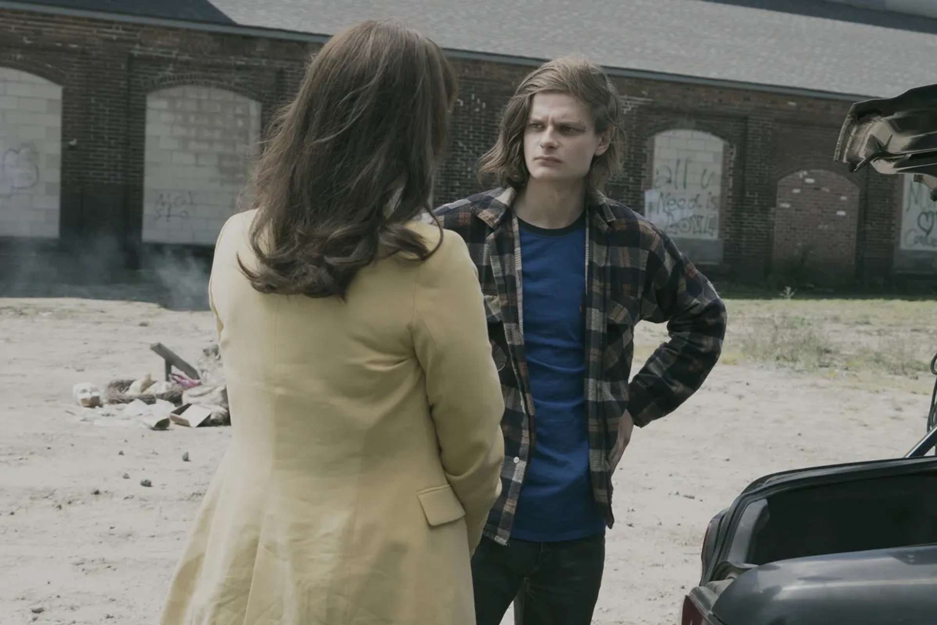 Melanie Lynskey and Charlie Tahan in Castle Rock (2018)