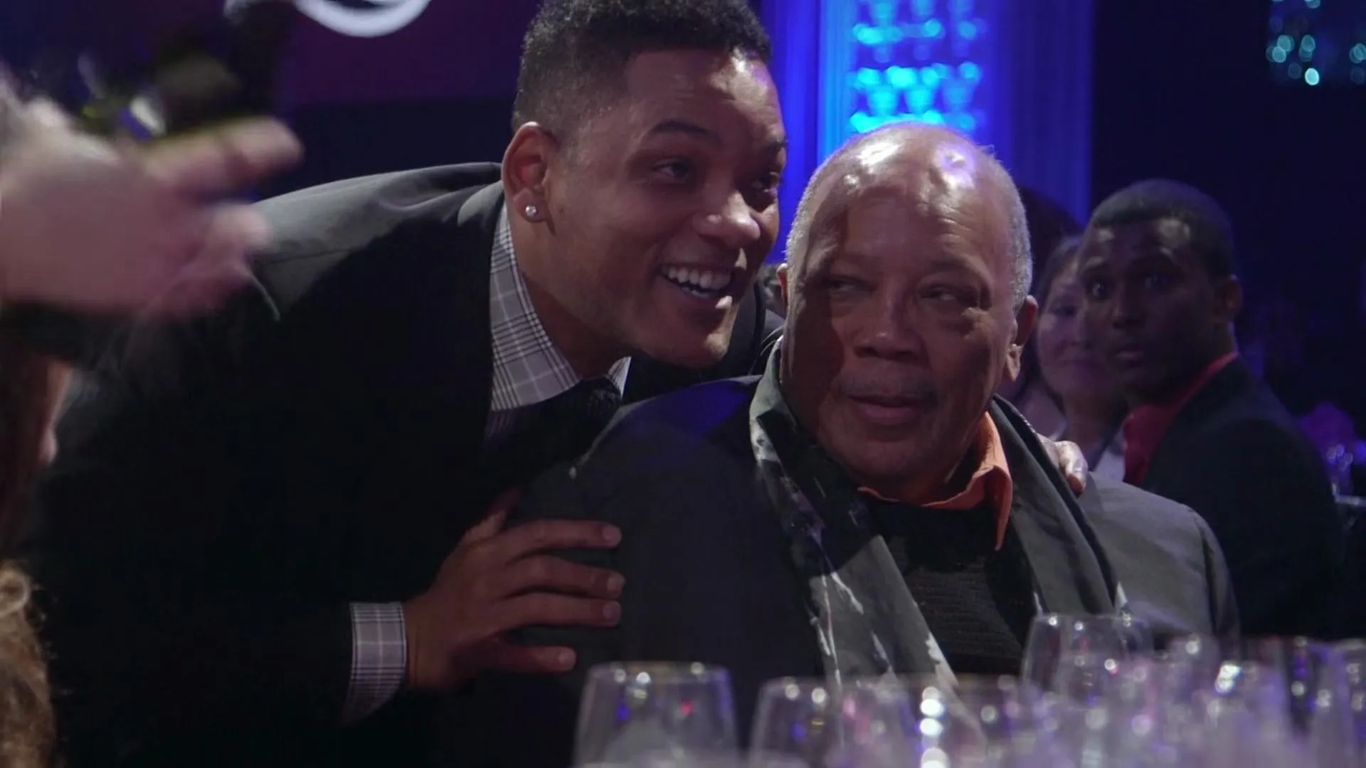 Will Smith and Quincy Jones in Quincy (2018)