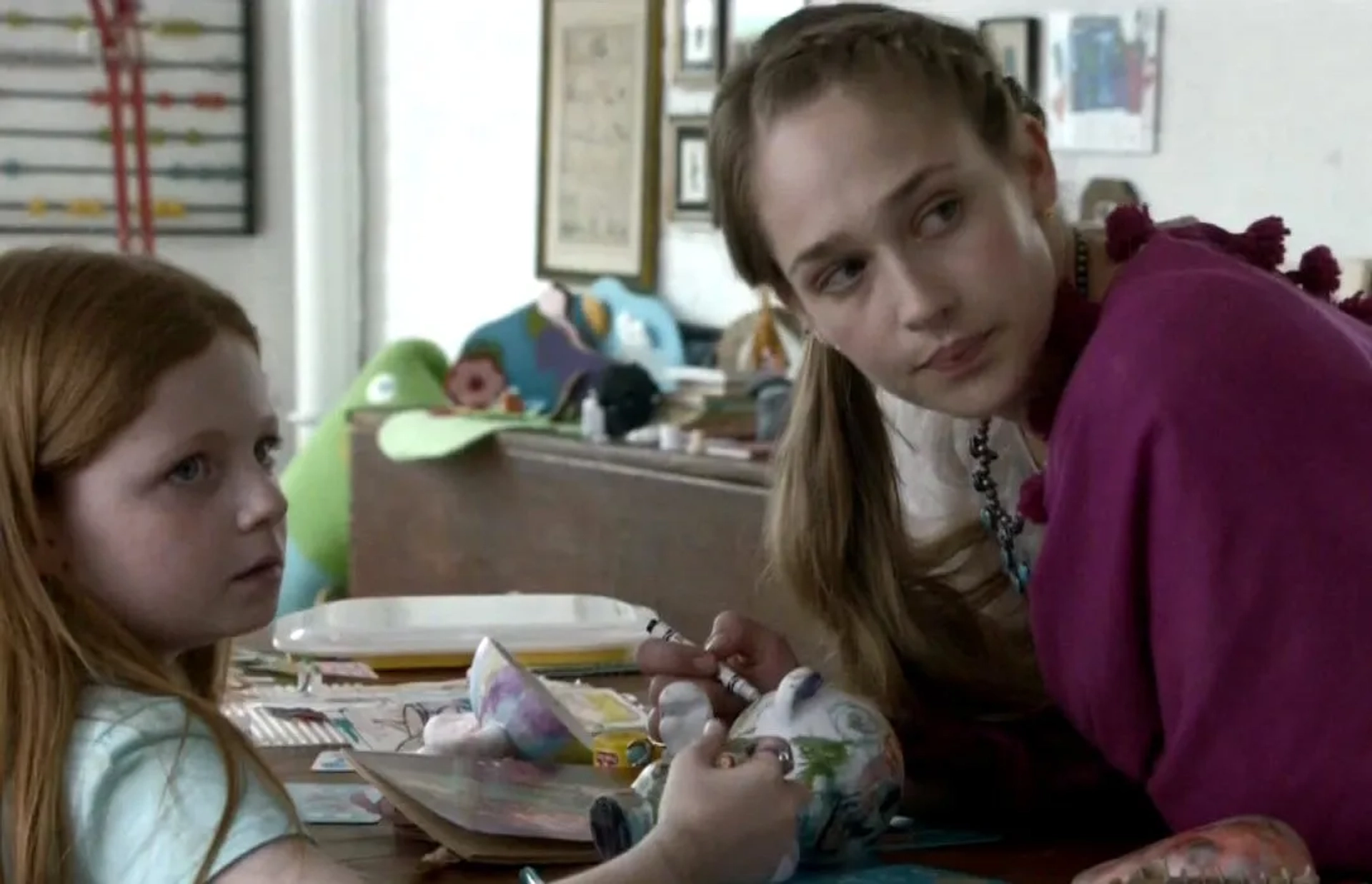 Still of Jemima Kirke and Clare Foley in Girls