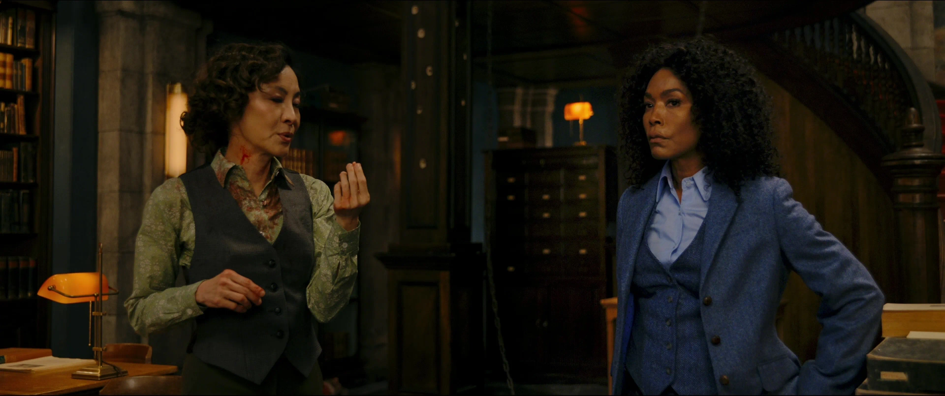 Angela Bassett and Michelle Yeoh in Gunpowder Milkshake (2021)