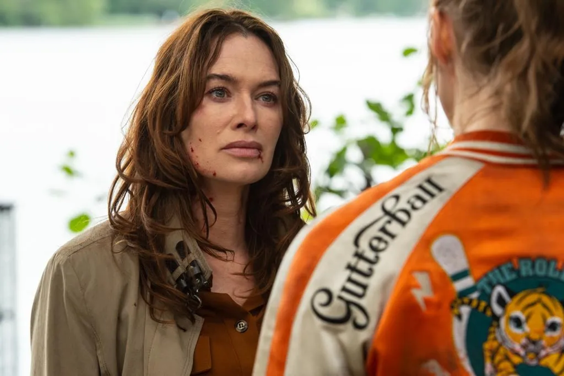 Lena Headey and Karen Gillan in Gunpowder Milkshake (2021)